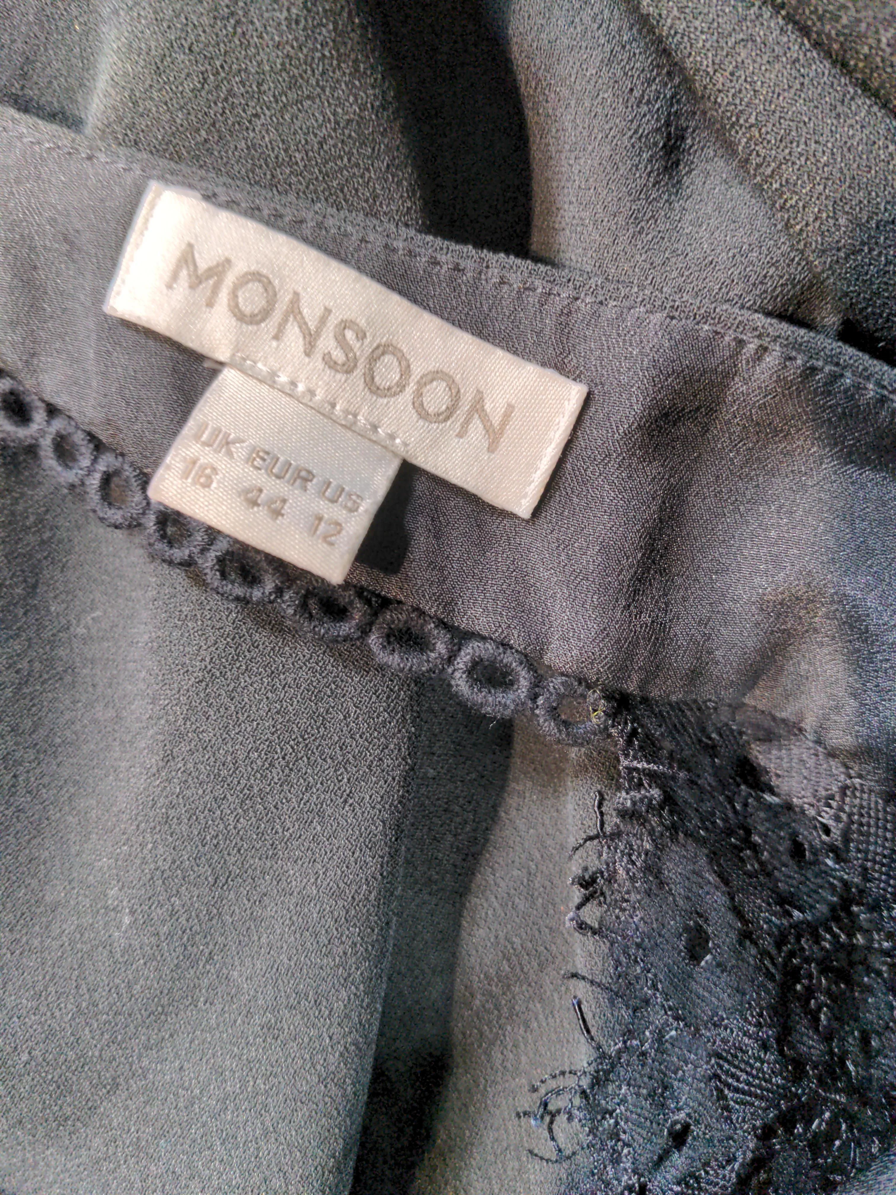 Monsoon Maxi Dress UK16 in Black - Image 5