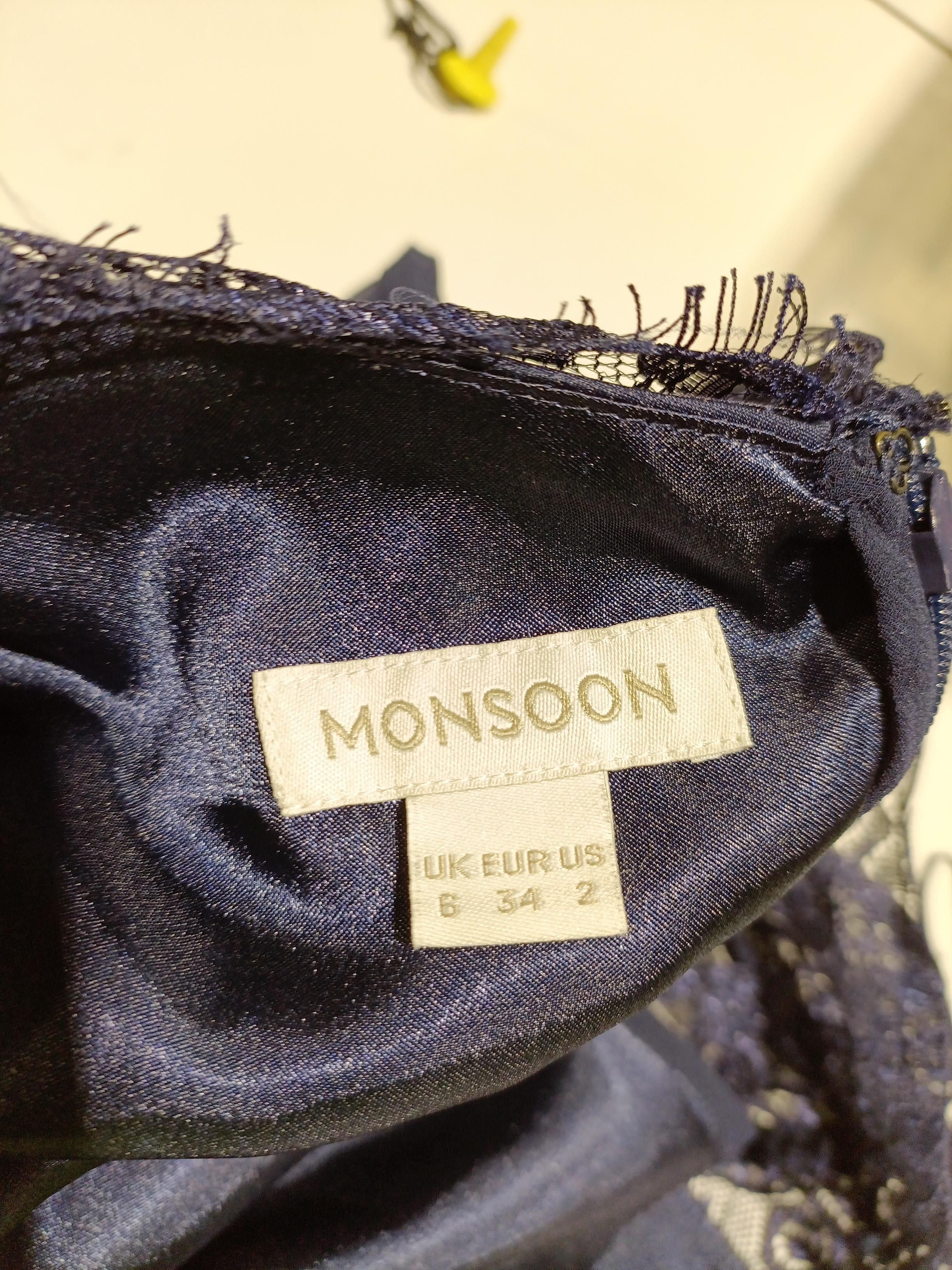 Monsoon Maxi Dress UK6 in Blue - Image 5