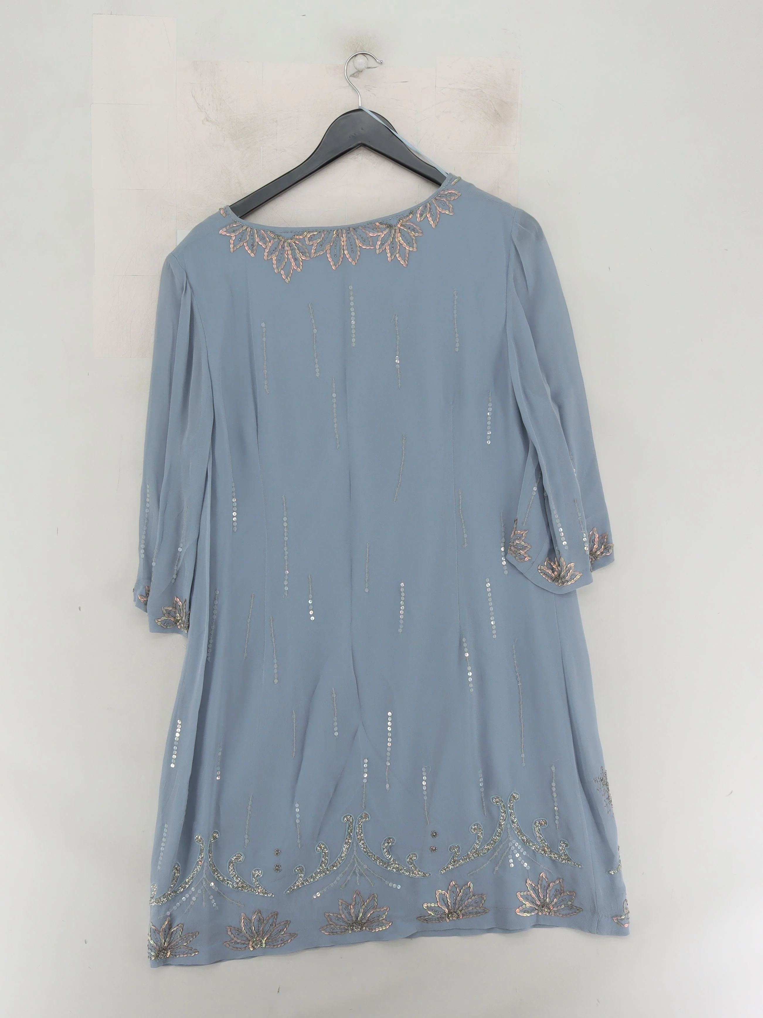 Monsoon Mini Dress in Blue - Image 2
