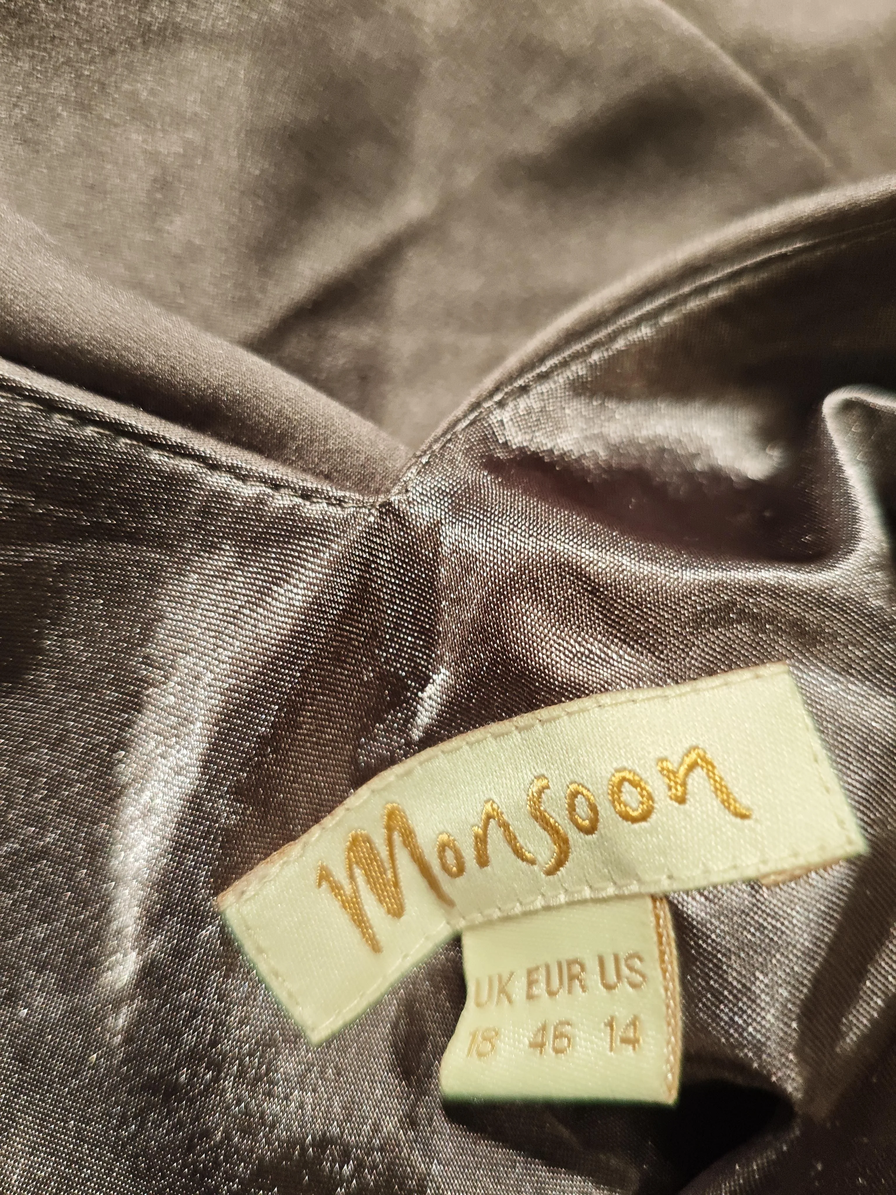 Monsoon Mini Dress in Brown - Image 6