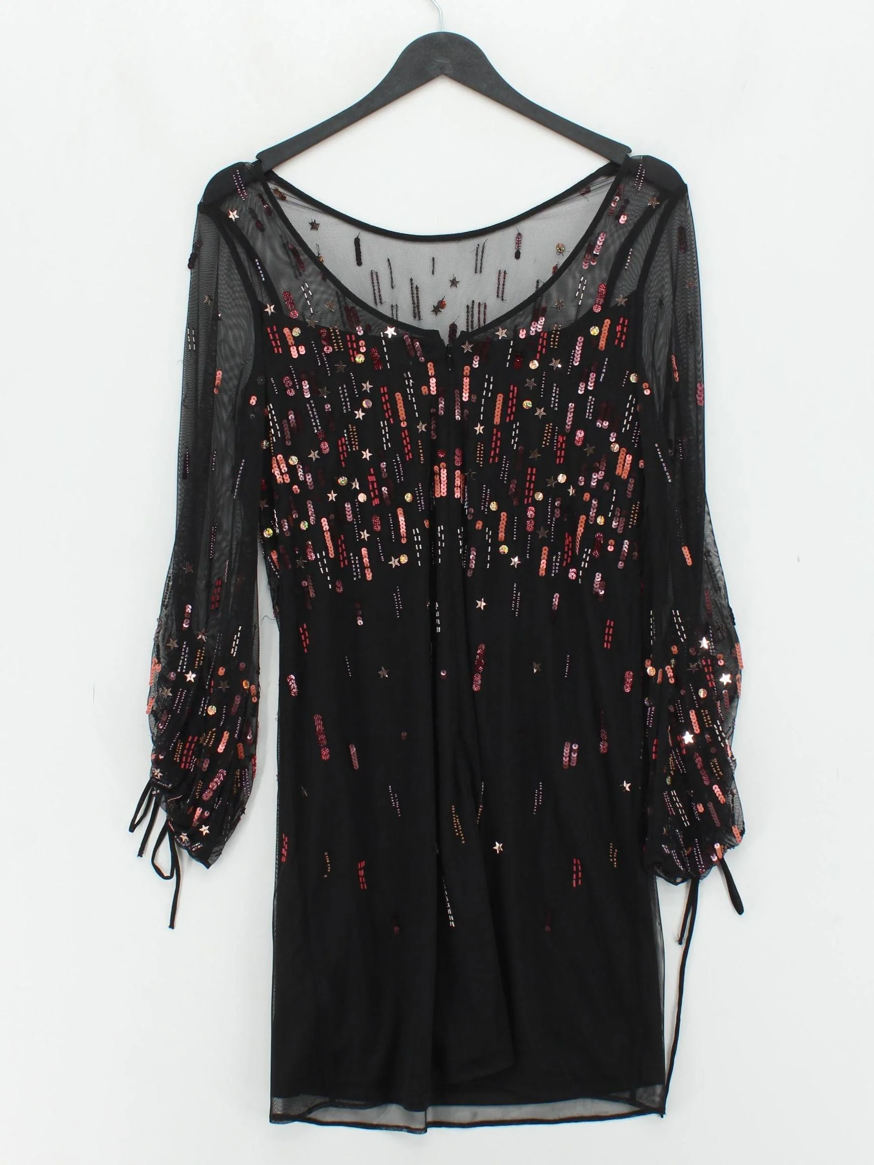 Monsoon Mini Dress UK10 in Black - Image 2