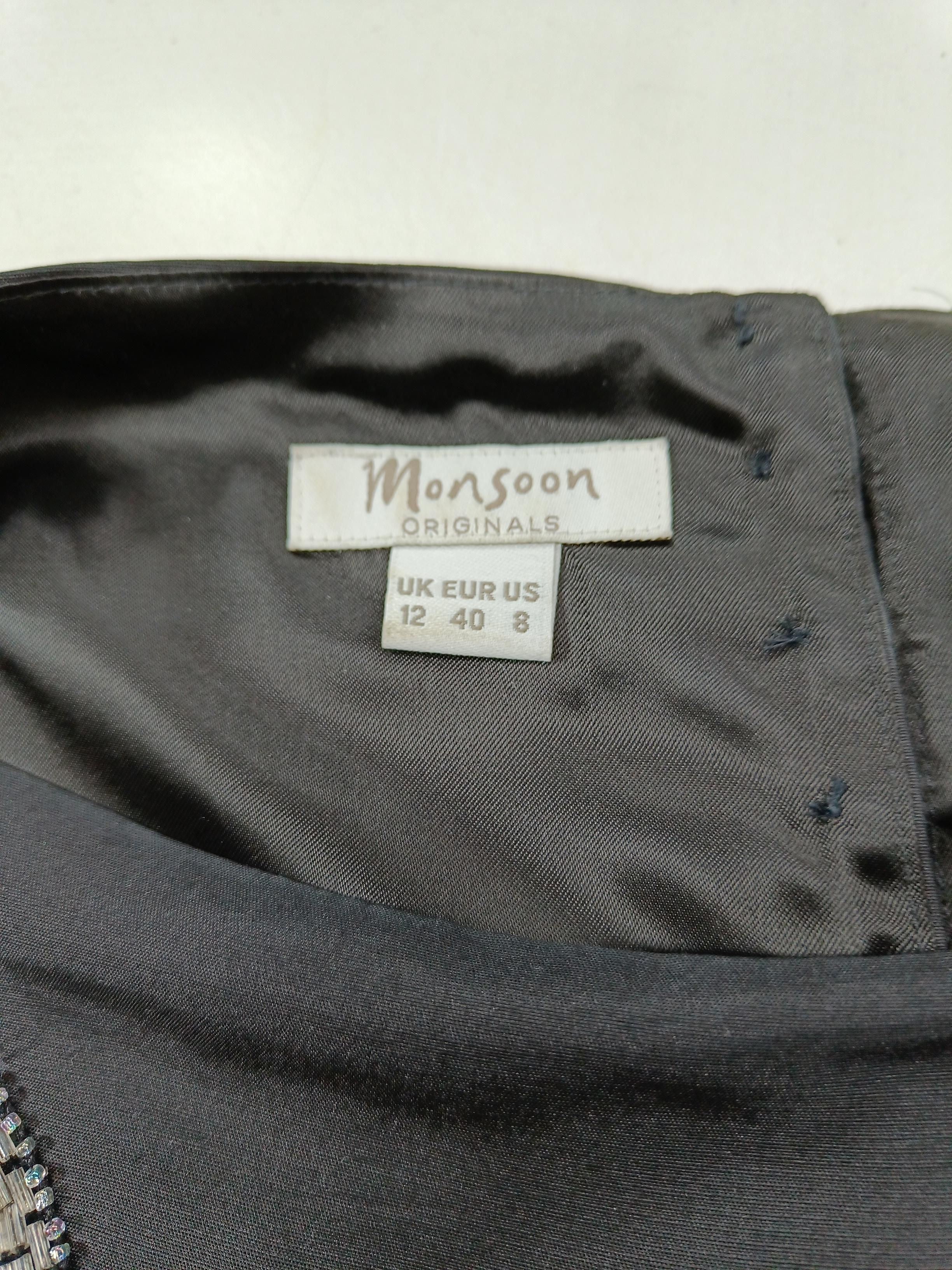 Monsoon Mini Dress UK12 in Black - Image 5