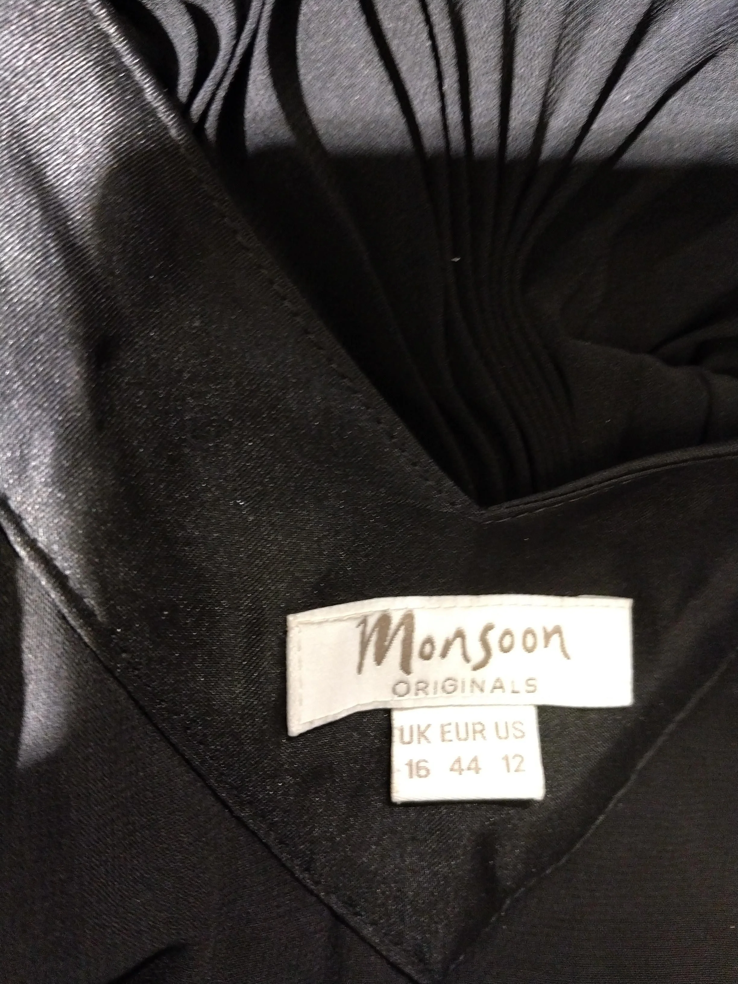 Monsoon Mini Dress UK16 in Black - Image 5