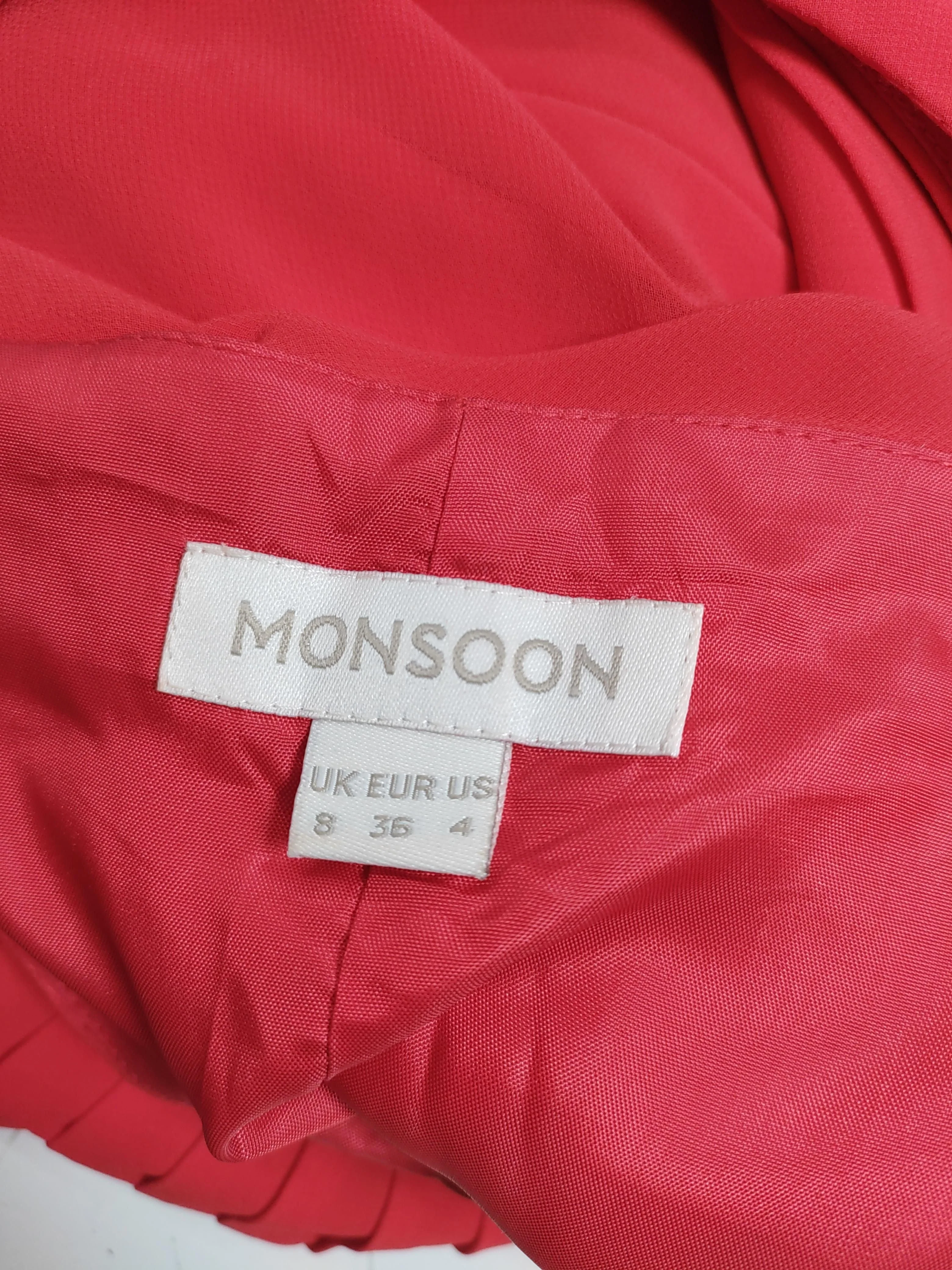 Monsoon Mini Dress UK8 in Red - Image 5