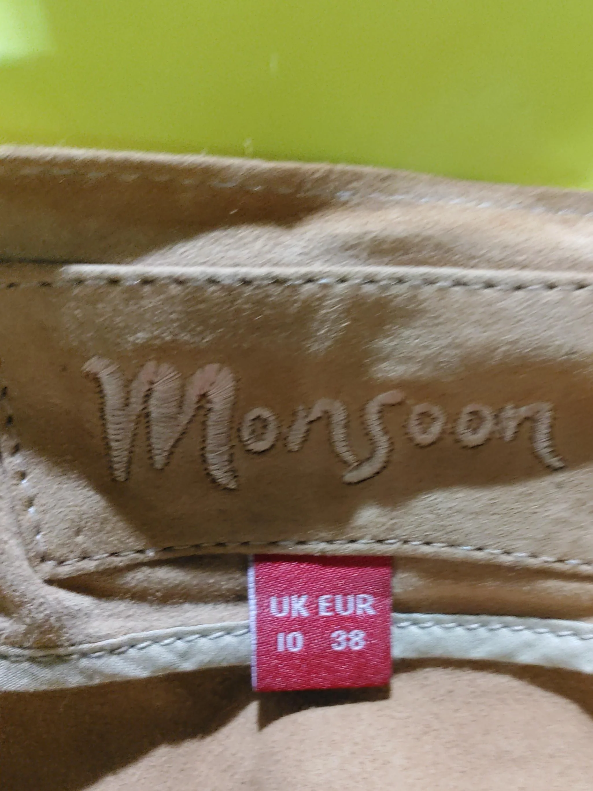 Monsoon Overcoat jacket tan - Image 6