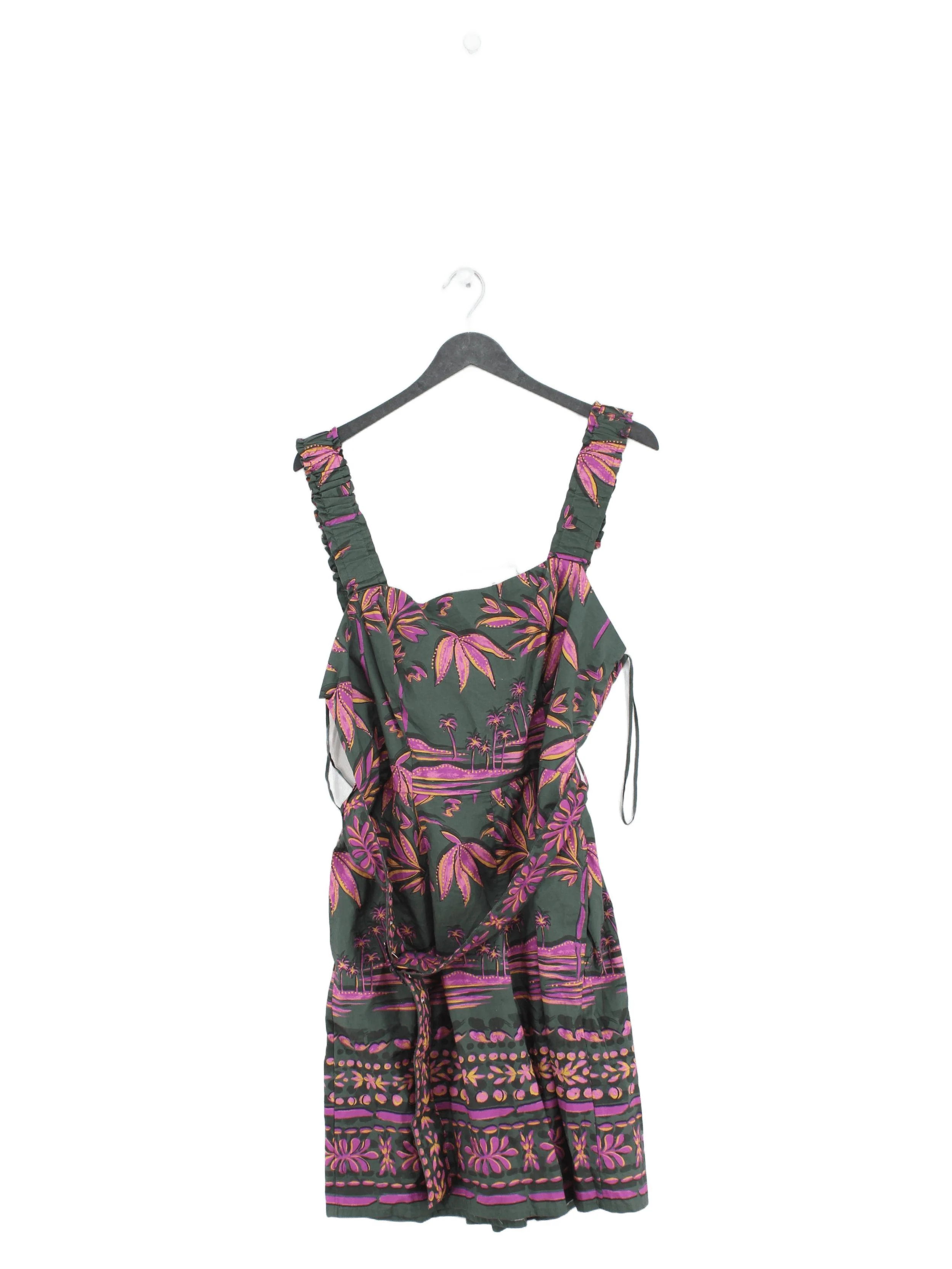 Monsoon Pinafore/Dungaree Mini Dress UK12 in Multi