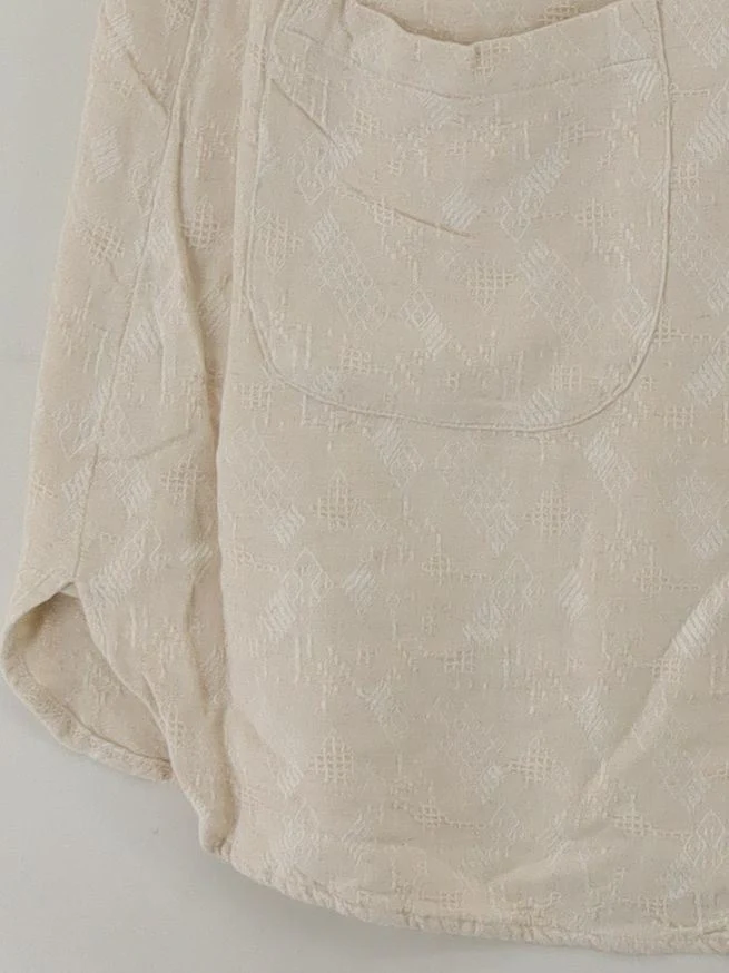 Monsoon Pinafore/Dungaree Mini Dress UK14 in Cream - Image 4