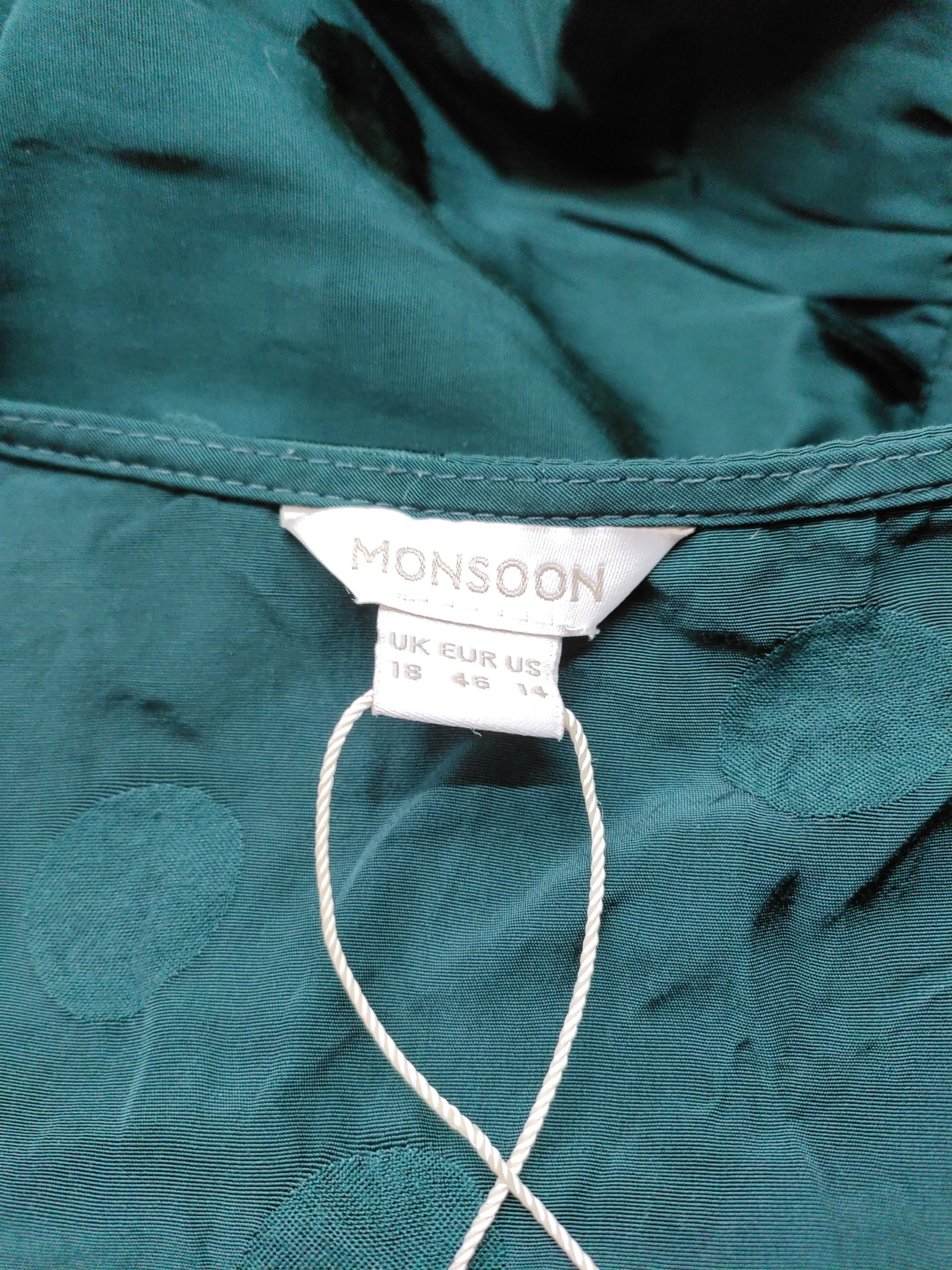 Monsoon Shirt Midi Dress in Green - Image 5