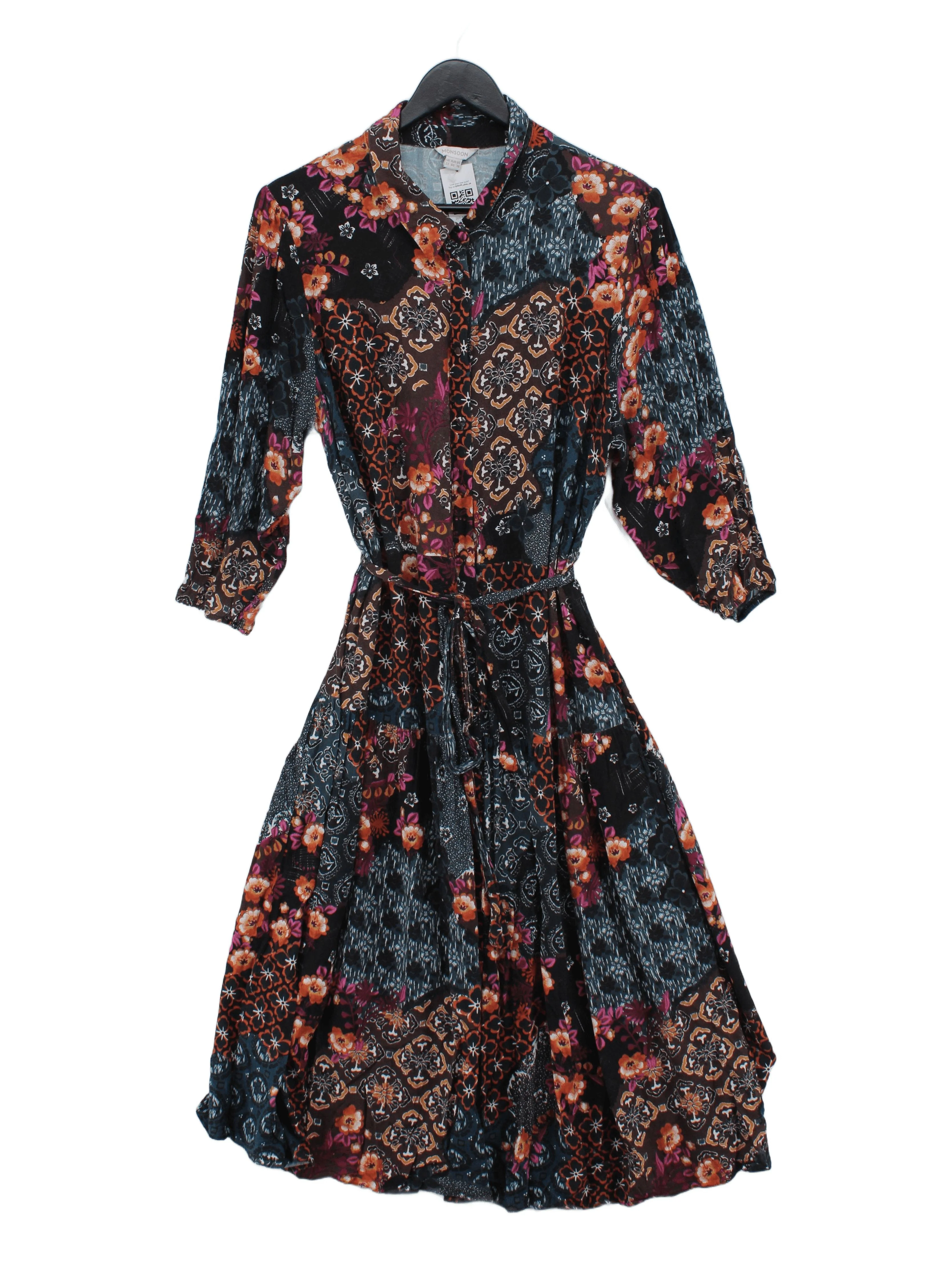 Monsoon Shirt Midi Dress in Multi