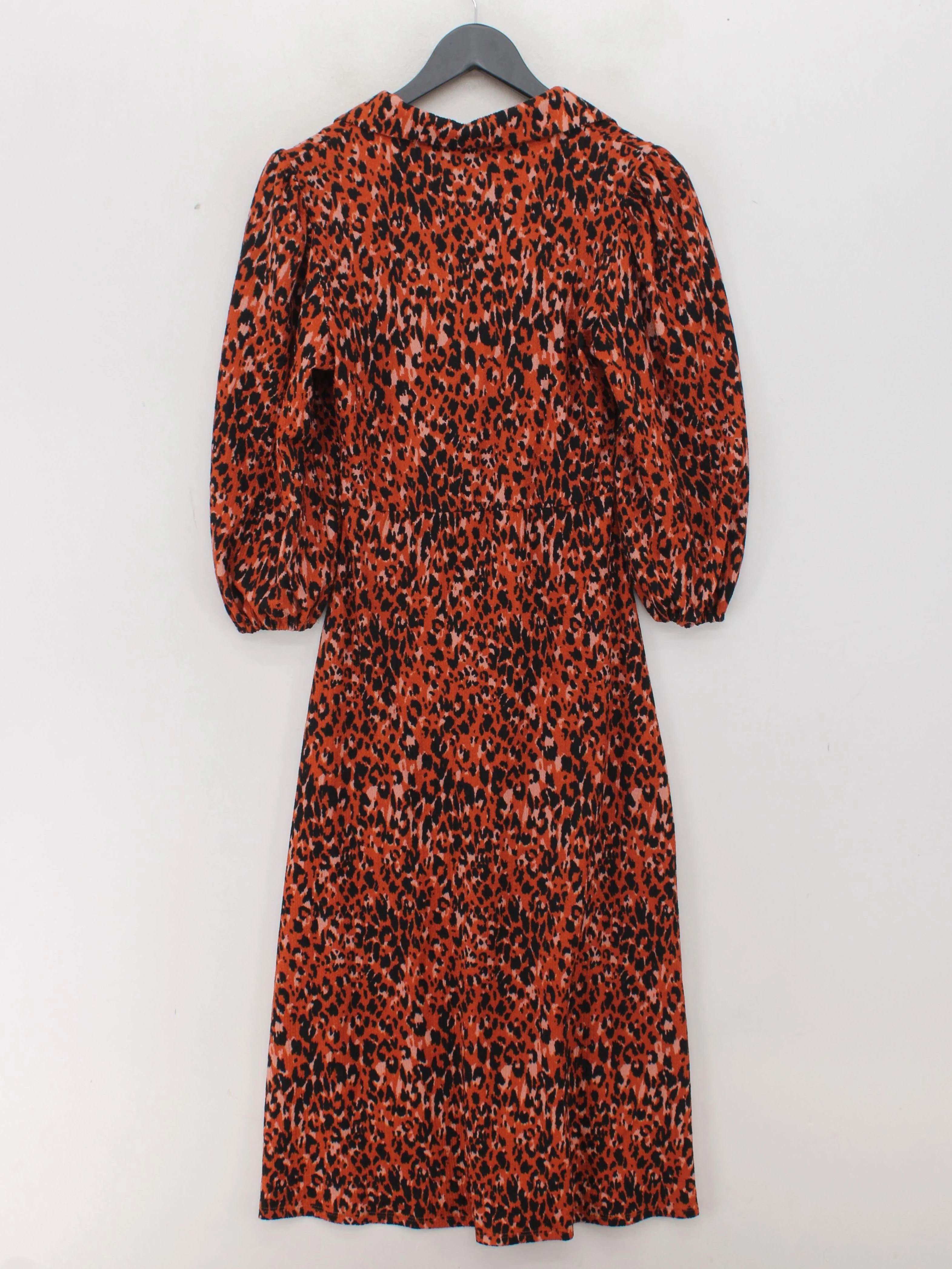 Monsoon Shirt Midi Dress S in Orange - Image 2