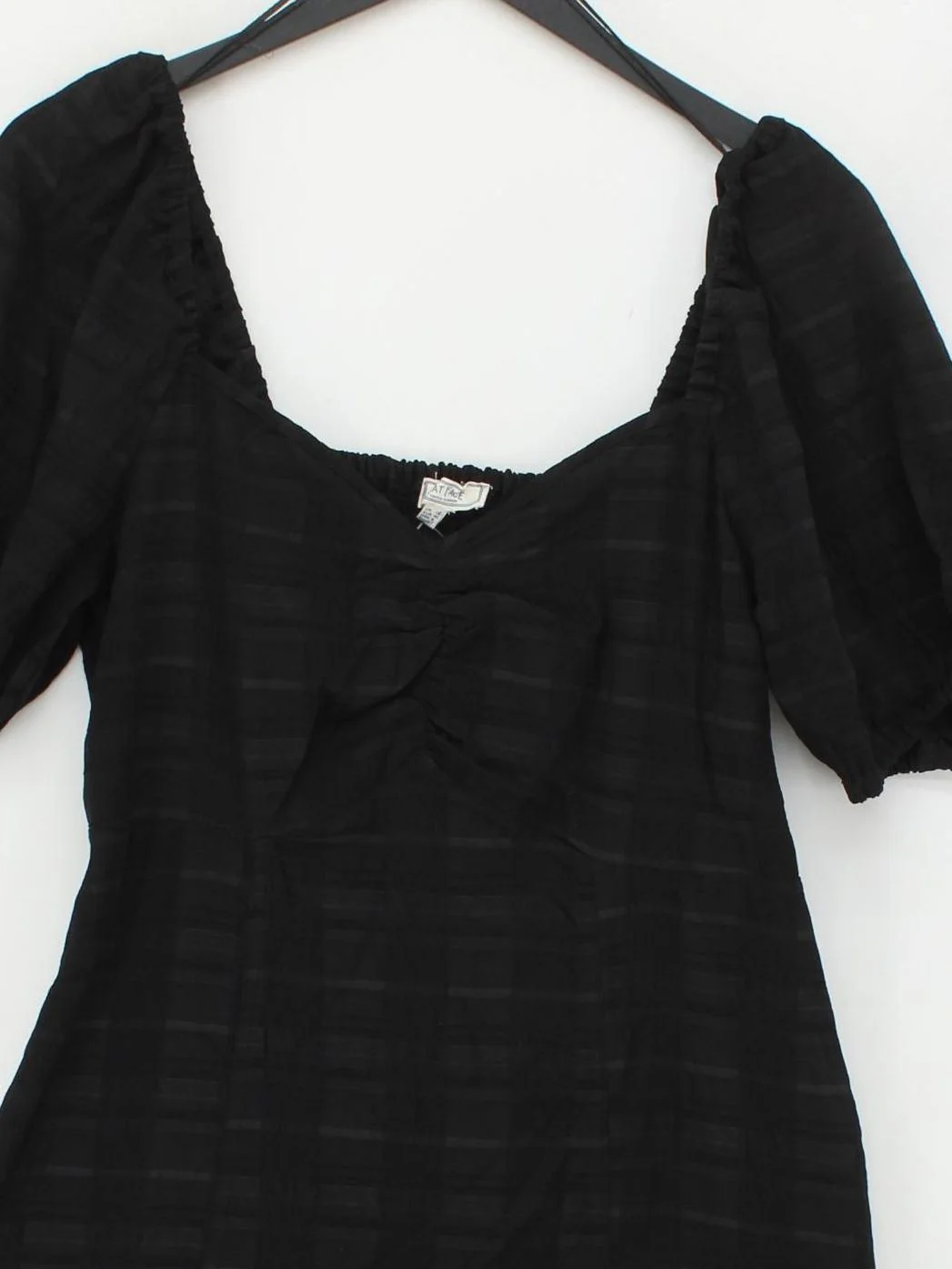 Monsoon Shirt Midi Dress UK12 in Black - Image 3