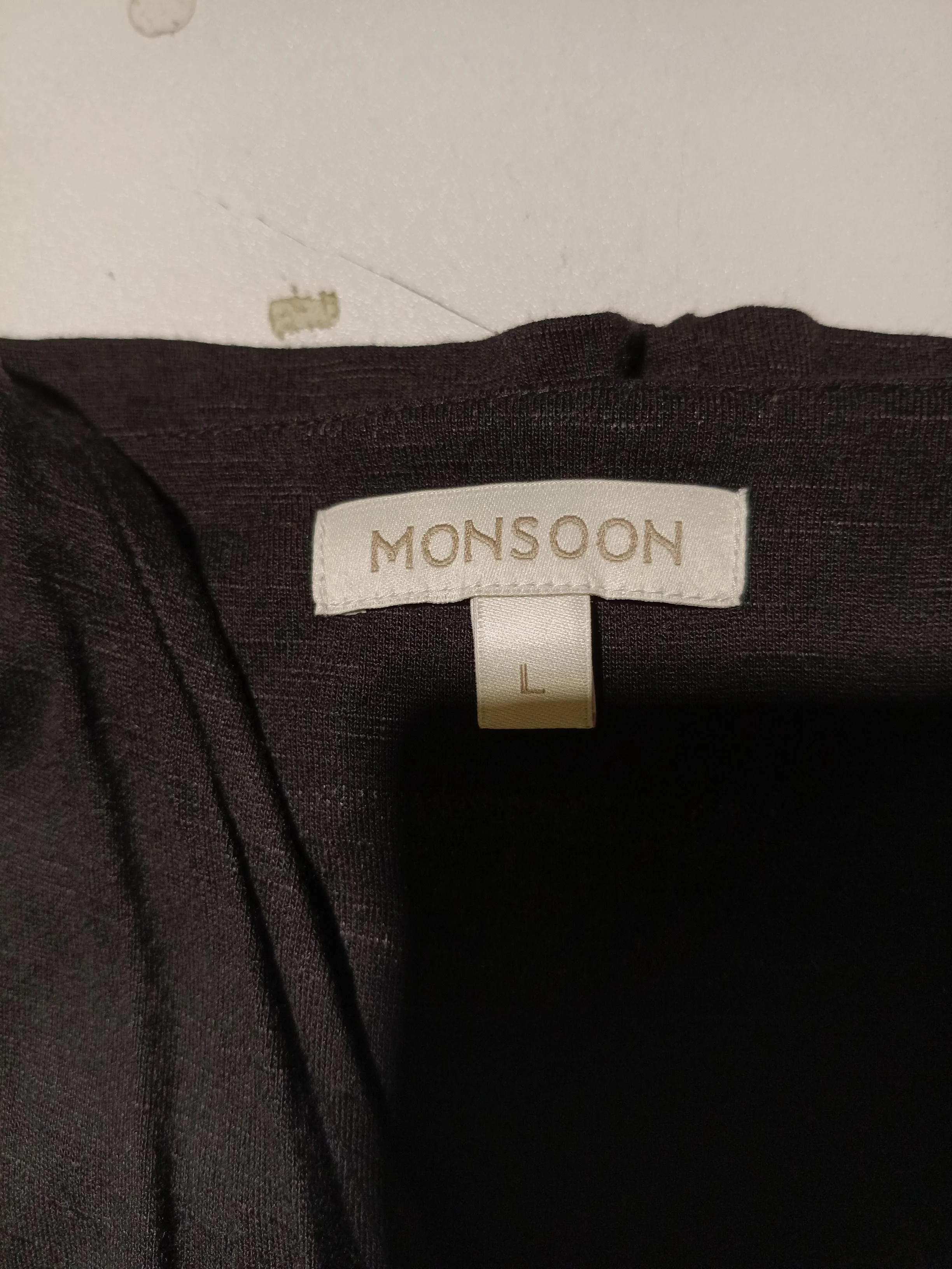 Monsoon Shirt Midi Dress UK12 in Black - Image 5
