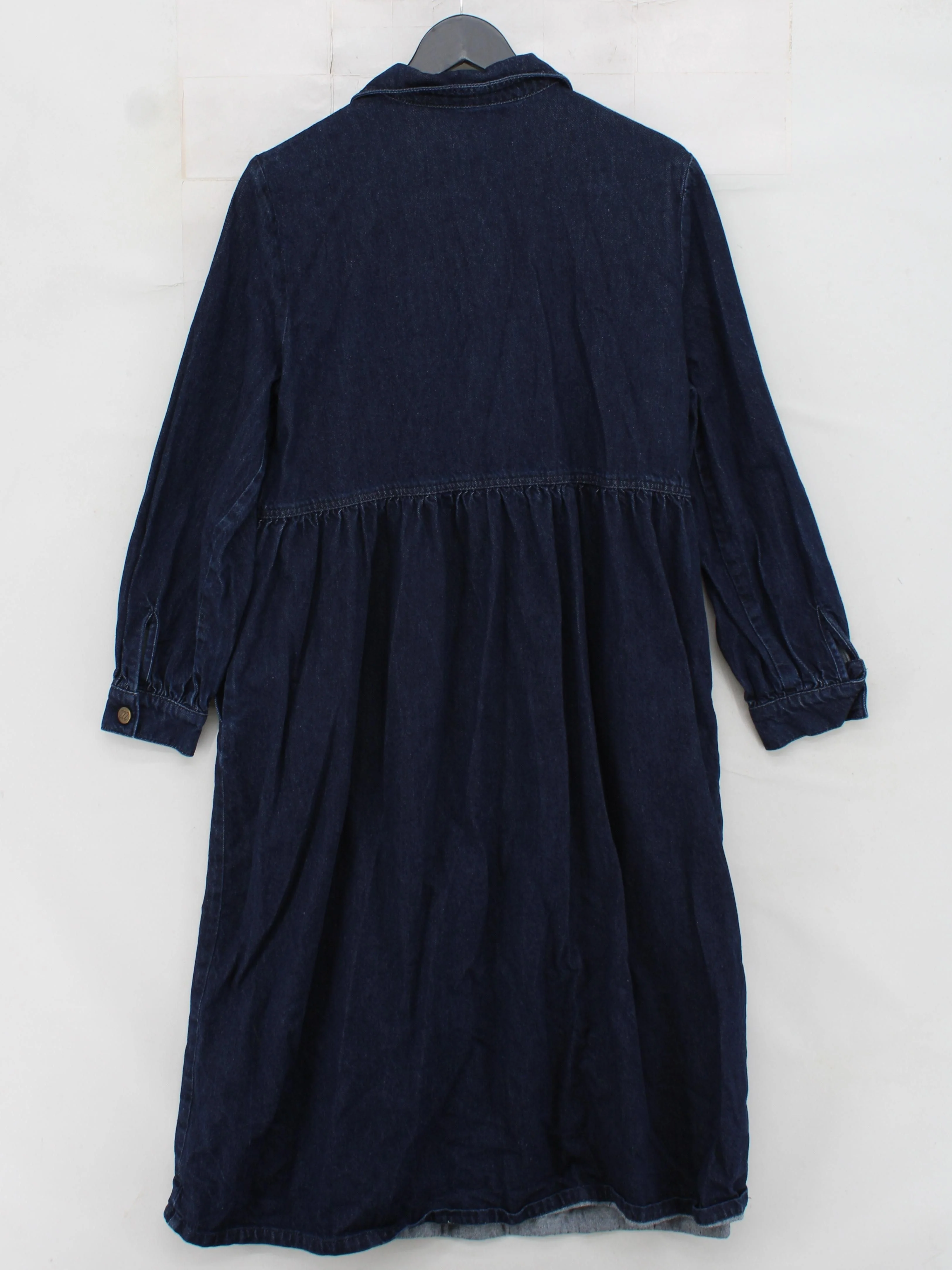 Monsoon Shirt Midi Dress UK12 in Blue - Image 2