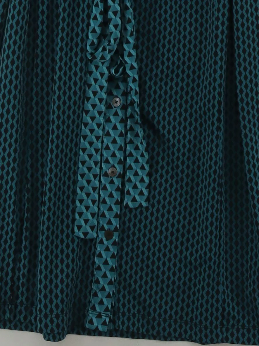 Monsoon Shirt Midi Dress UK12 in Blue - Image 4