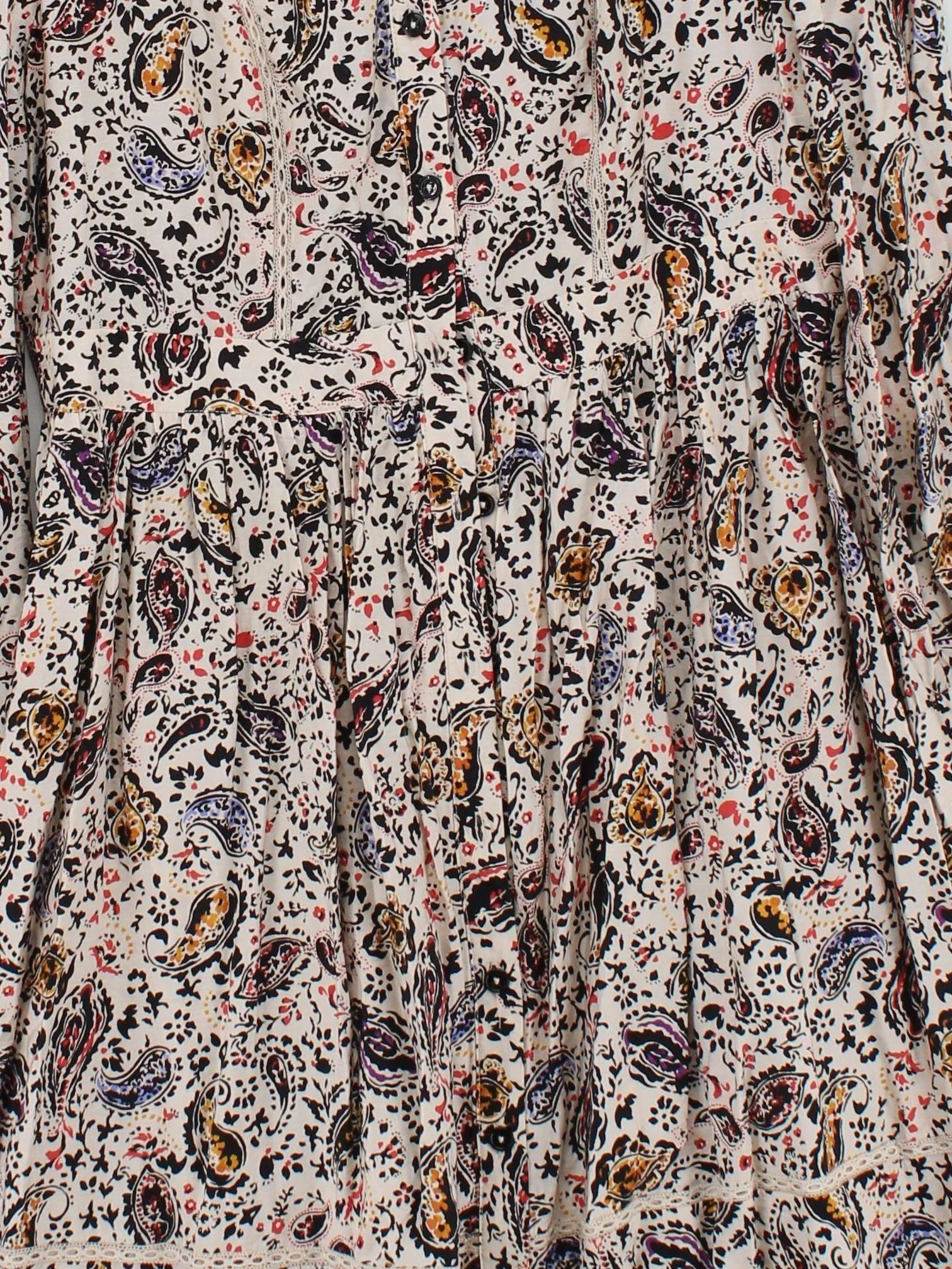 Monsoon Shirt Midi Dress UK14 in Cream - Image 3