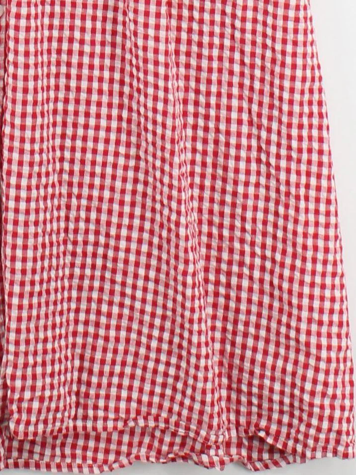 Monsoon Shirt Midi Dress UK14 in Red - Image 4