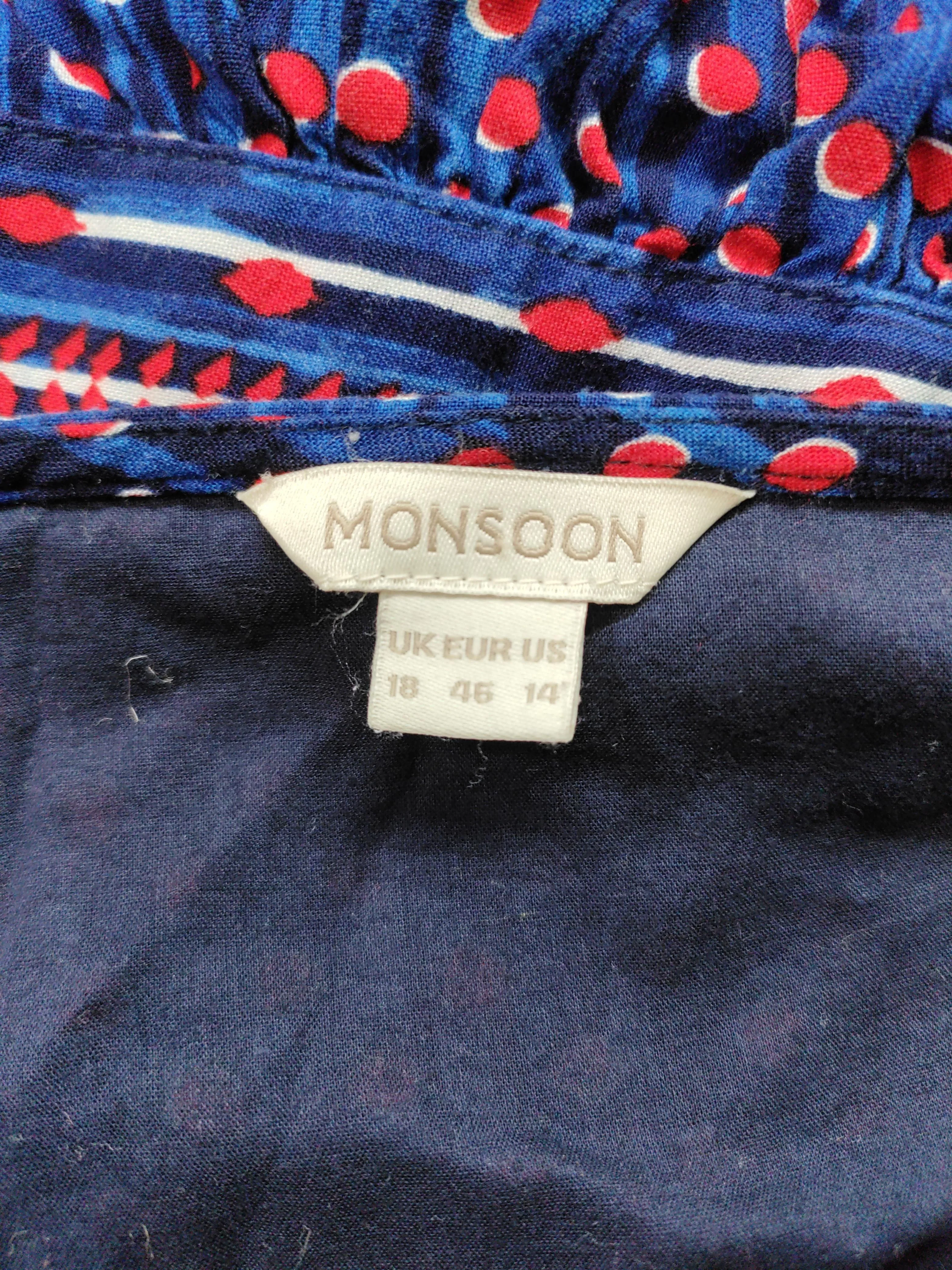 Monsoon Shirt Midi Dress UK18 in Multi - Image 5