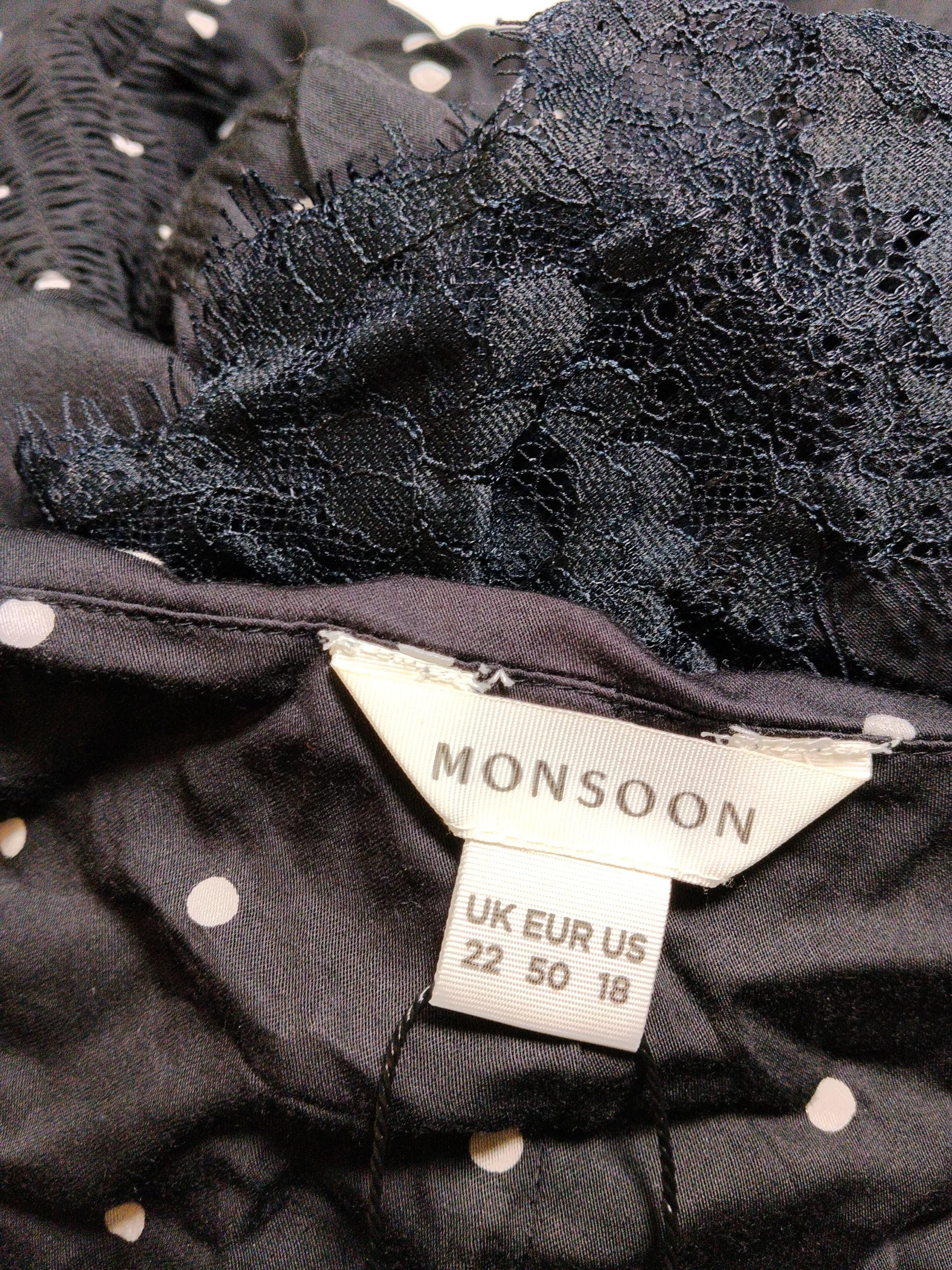 Monsoon Shirt Midi Dress UK22 in Black - Image 5