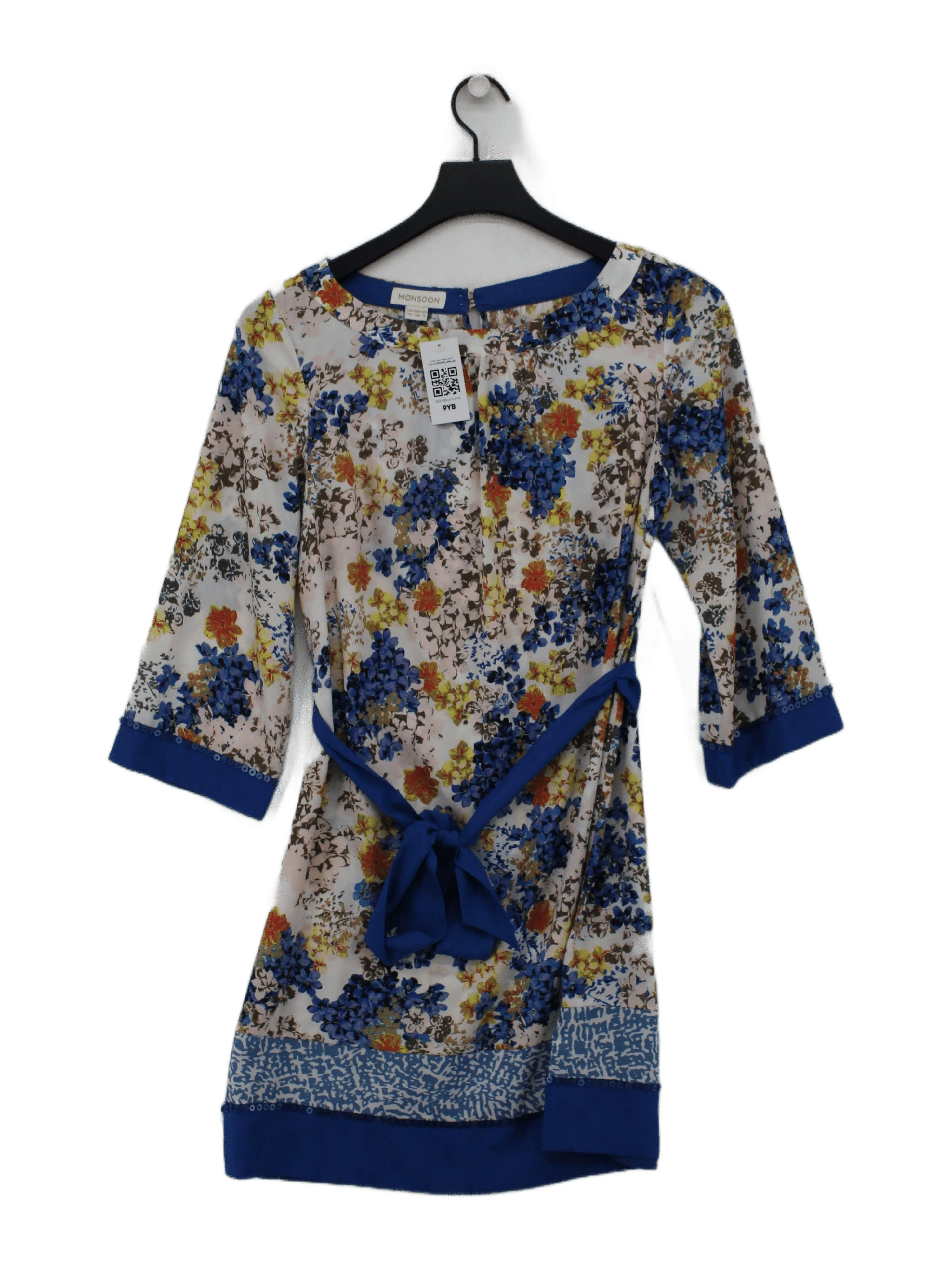 Monsoon Shirt Mini Dress UK10 in Multi