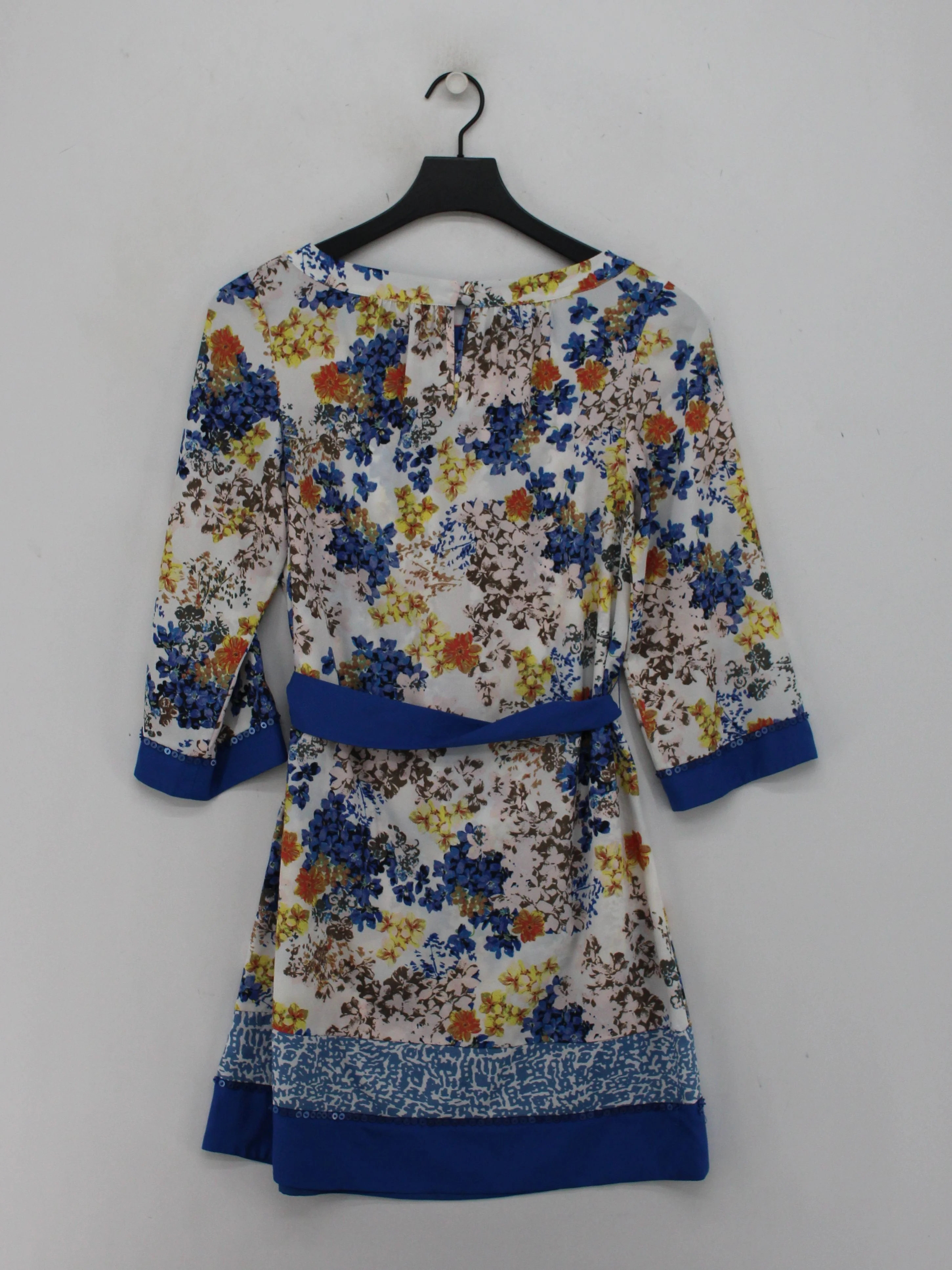 Monsoon Shirt Mini Dress UK10 in Multi - Image 2