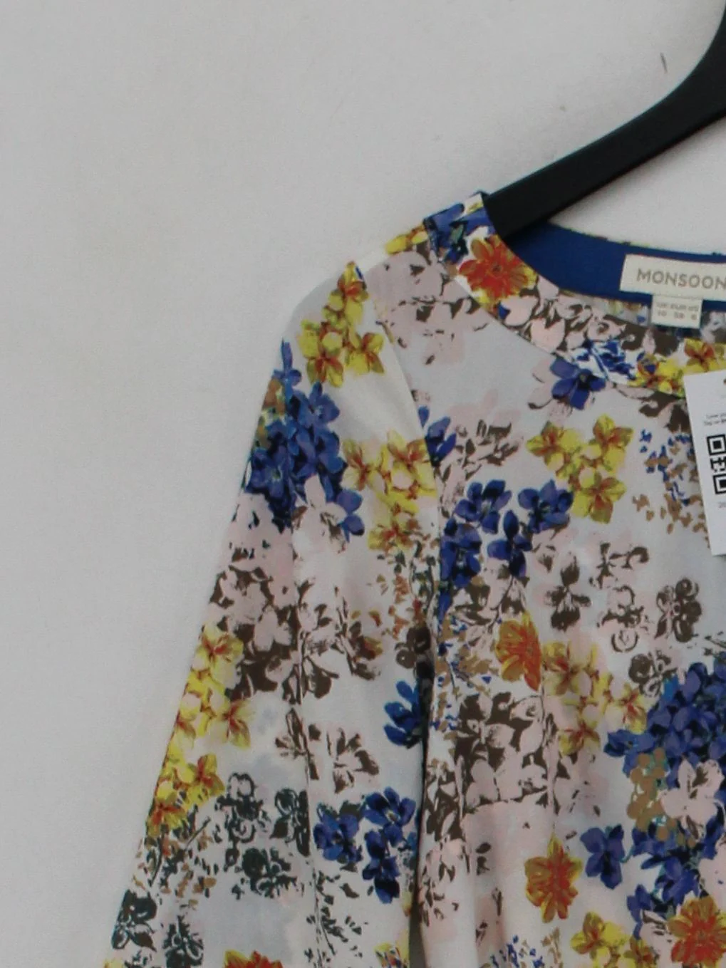 Monsoon Shirt Mini Dress UK10 in Multi - Image 4