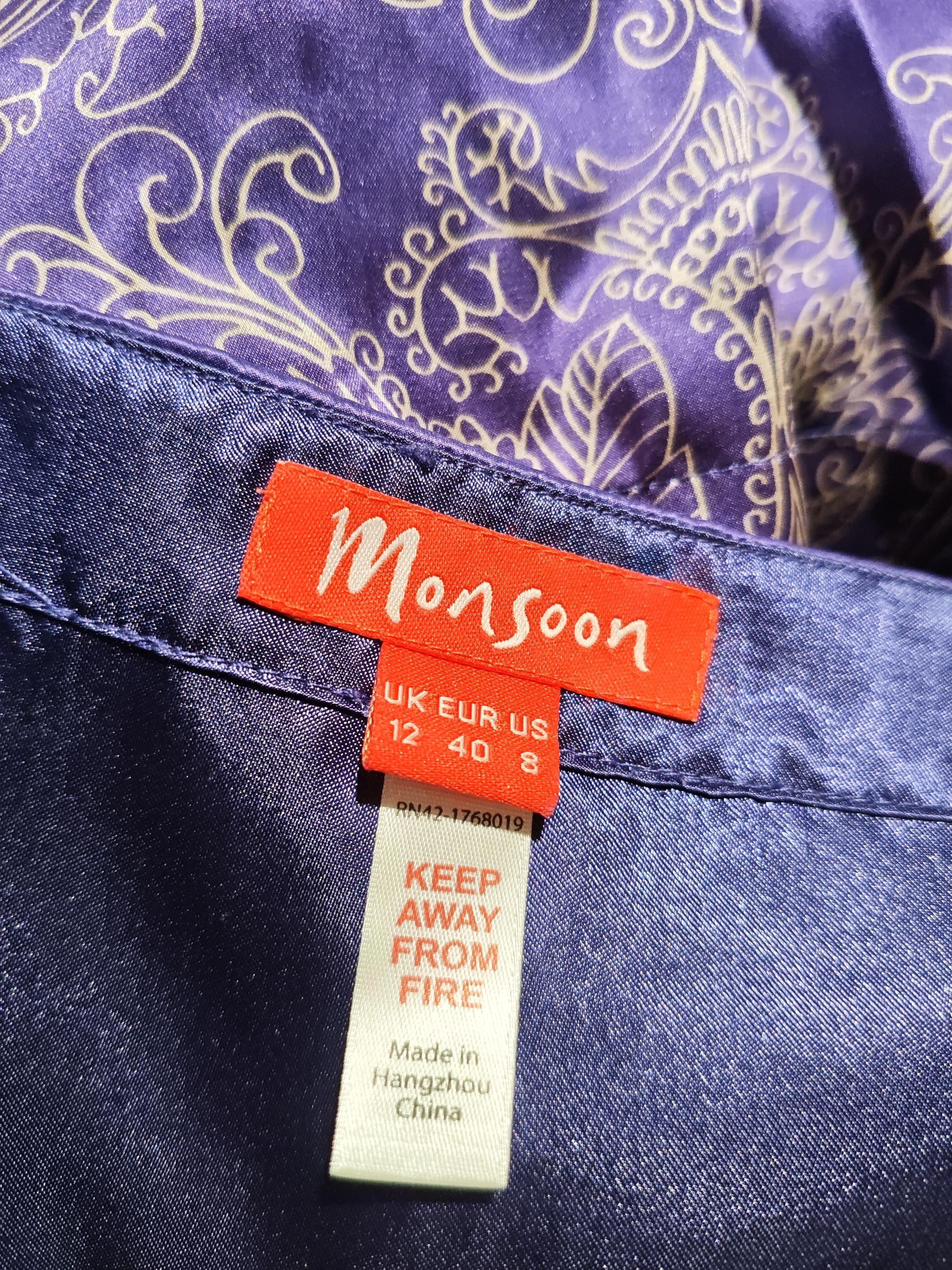 Monsoon Shirt Mini Dress UK12 in Multi - Image 5