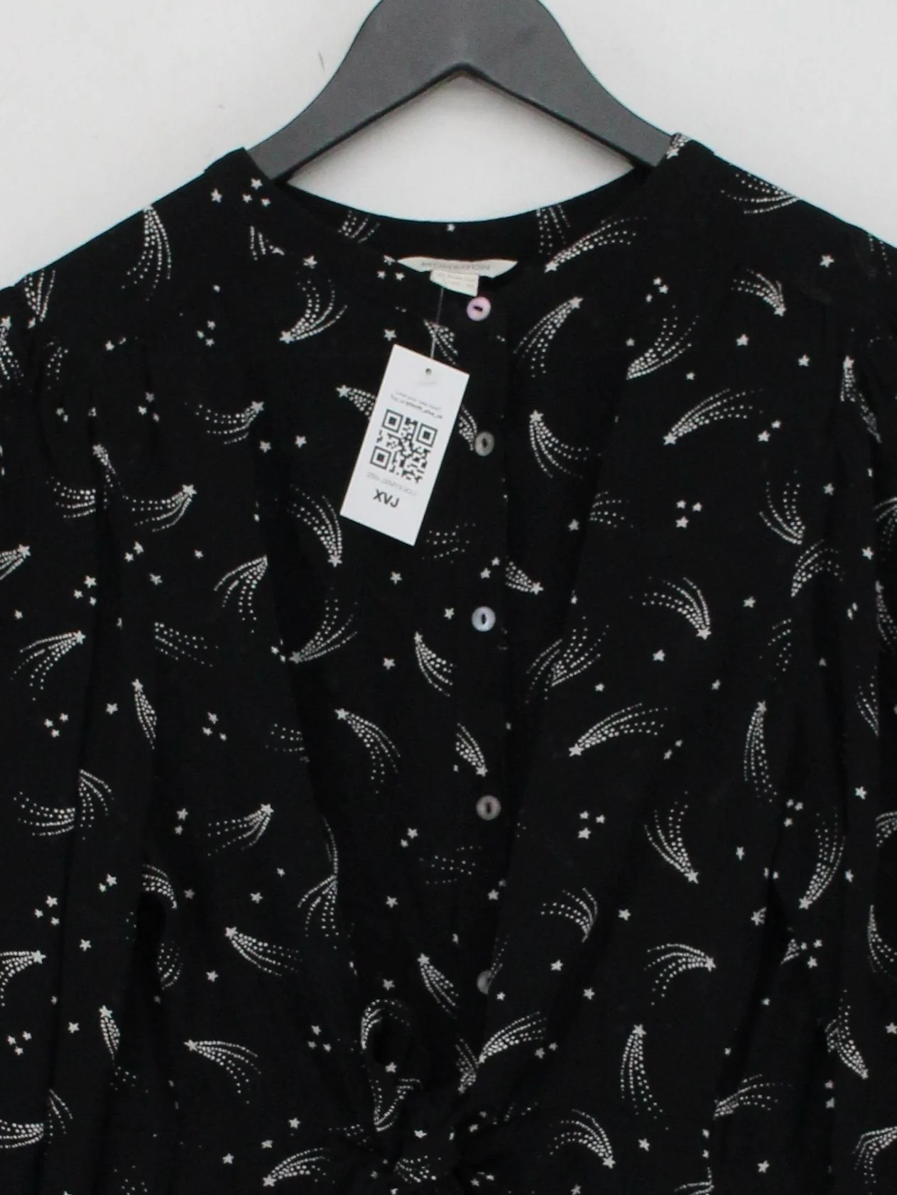 Monsoon Shirt Mini Dress UK14 in Black - Image 3