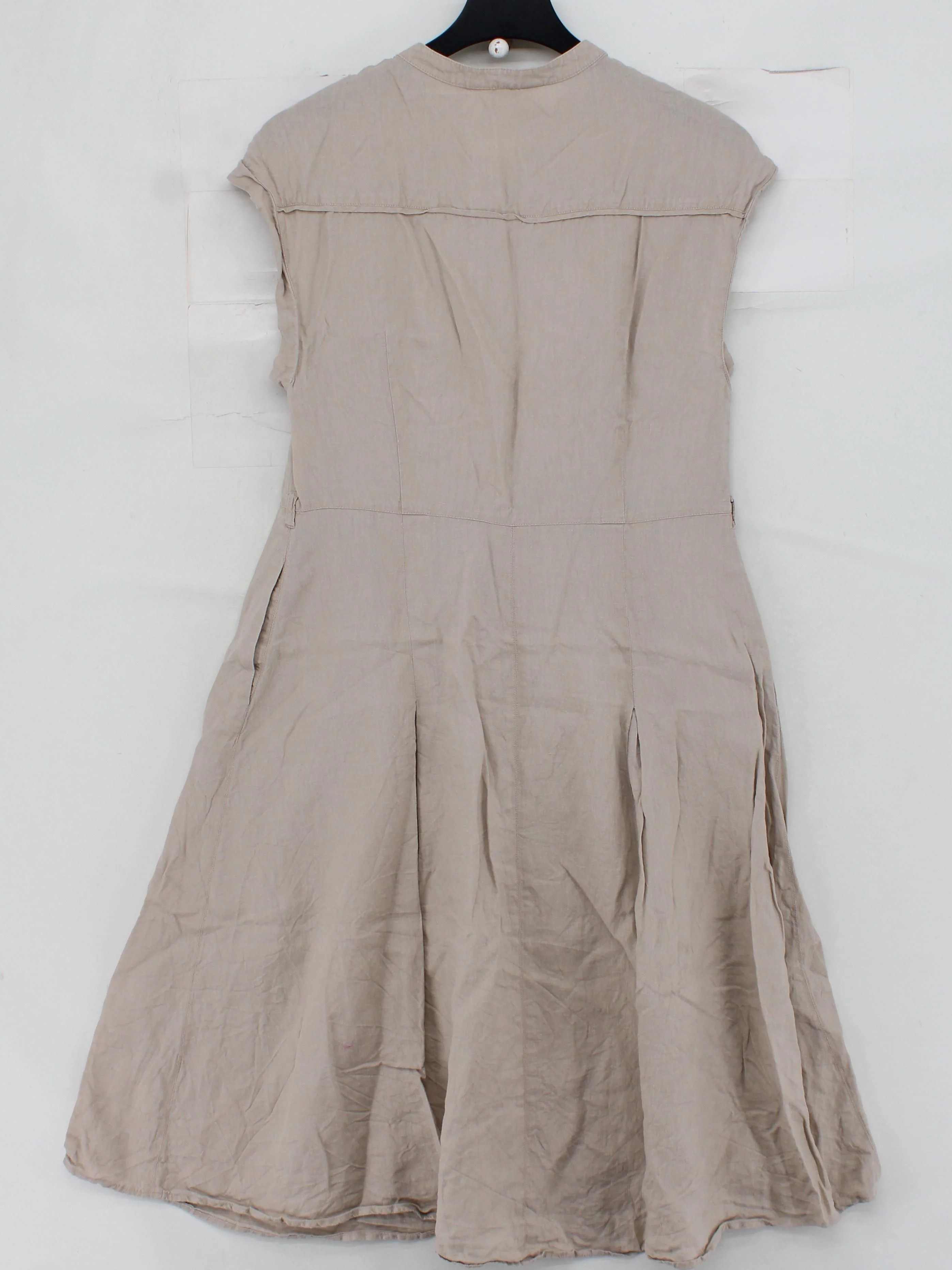 Monsoon Shirt Mini Dress UK14 in Tan - Image 2