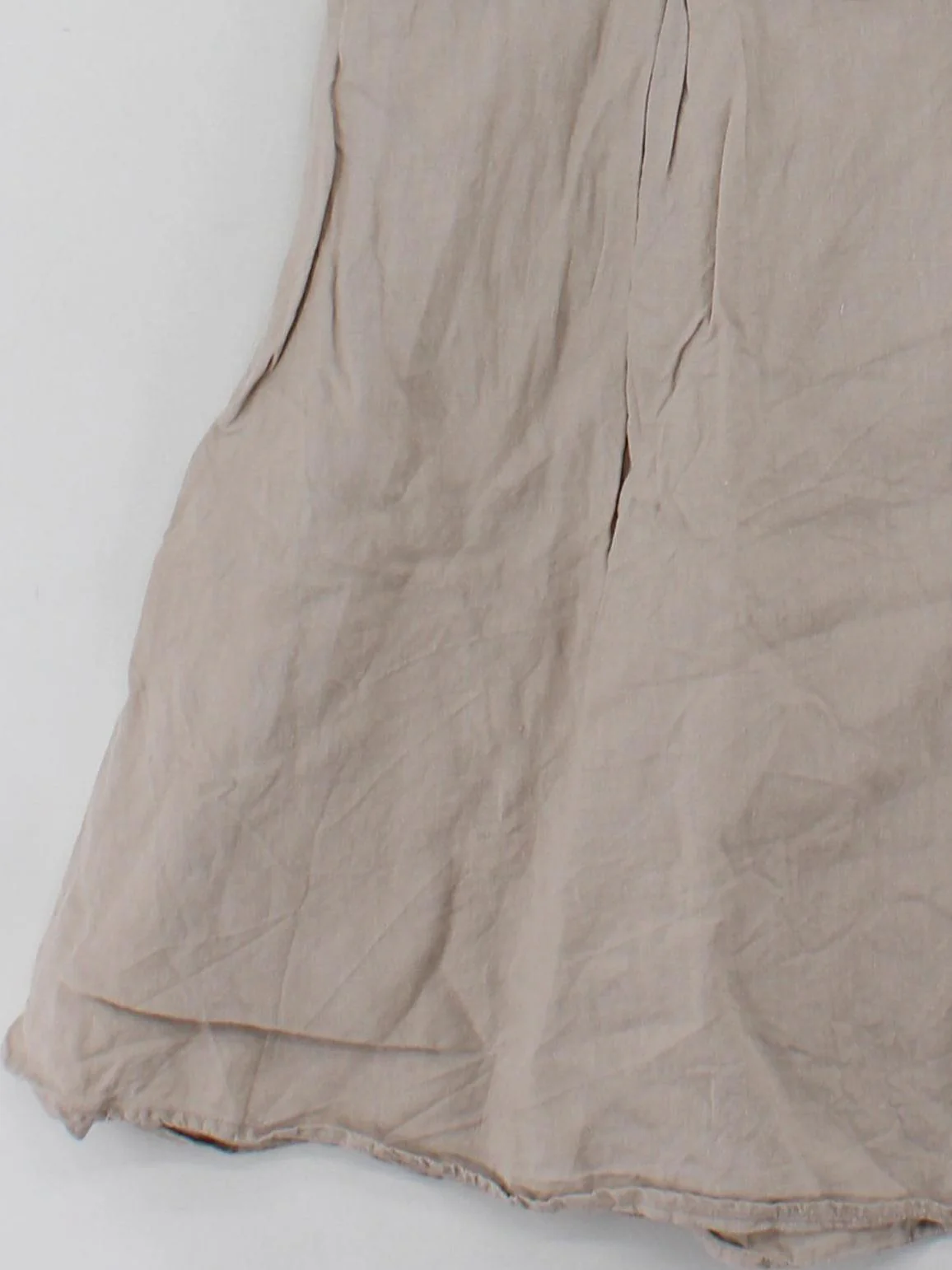 Monsoon Shirt Mini Dress UK14 in Tan - Image 4