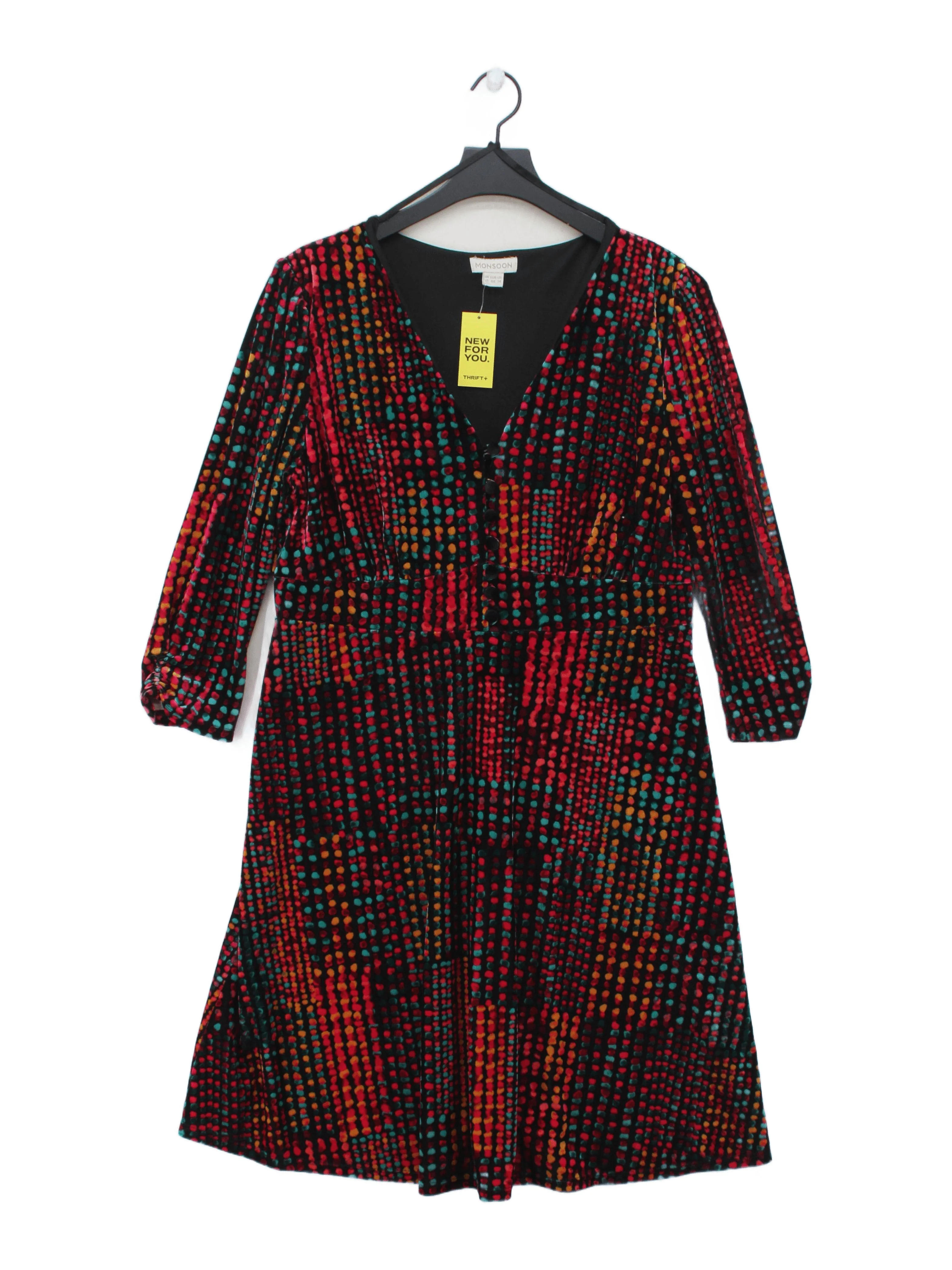 Monsoon Shirt Mini Dress UK18 in Multi