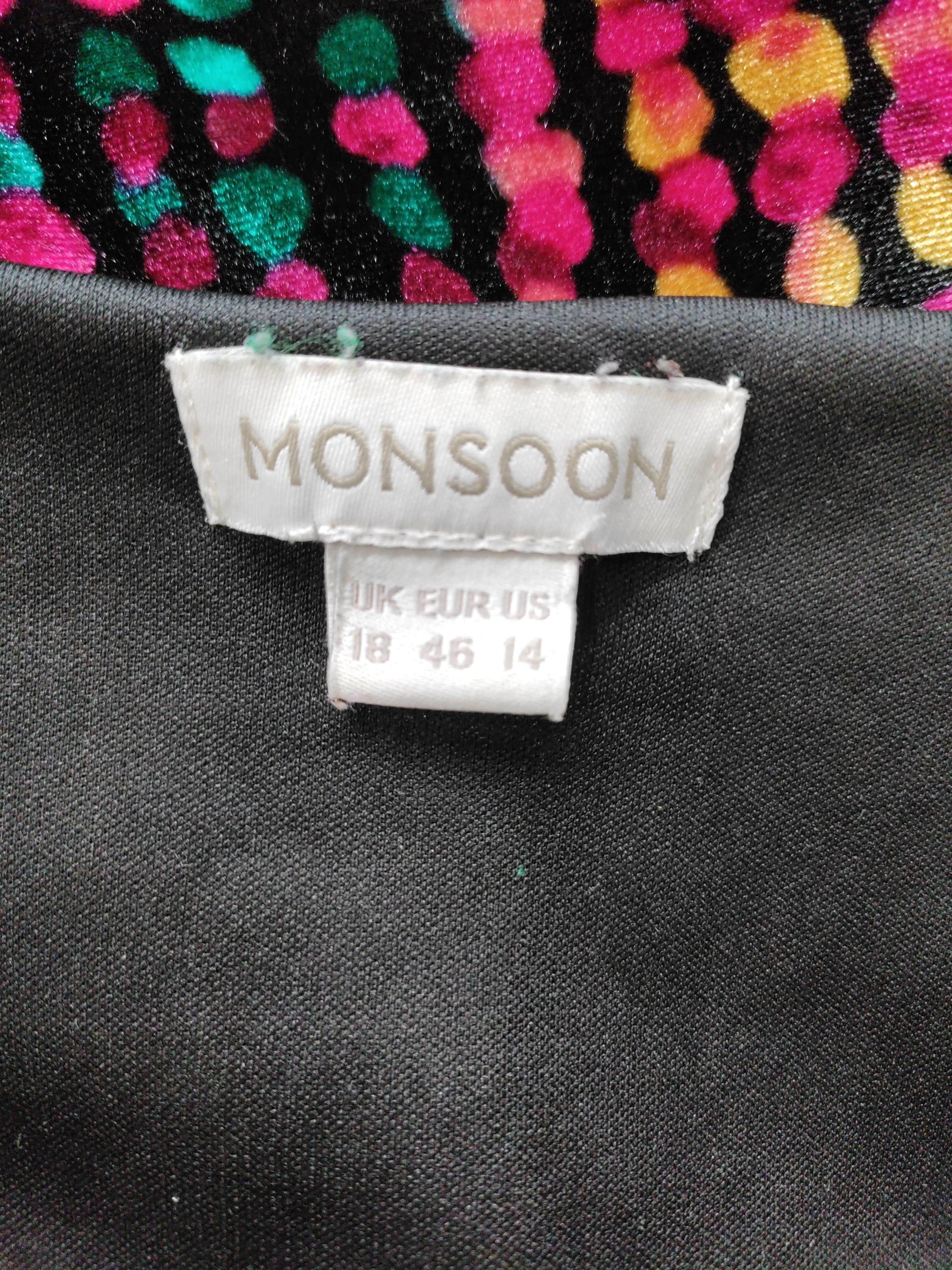 Monsoon Shirt Mini Dress UK18 in Multi - Image 5