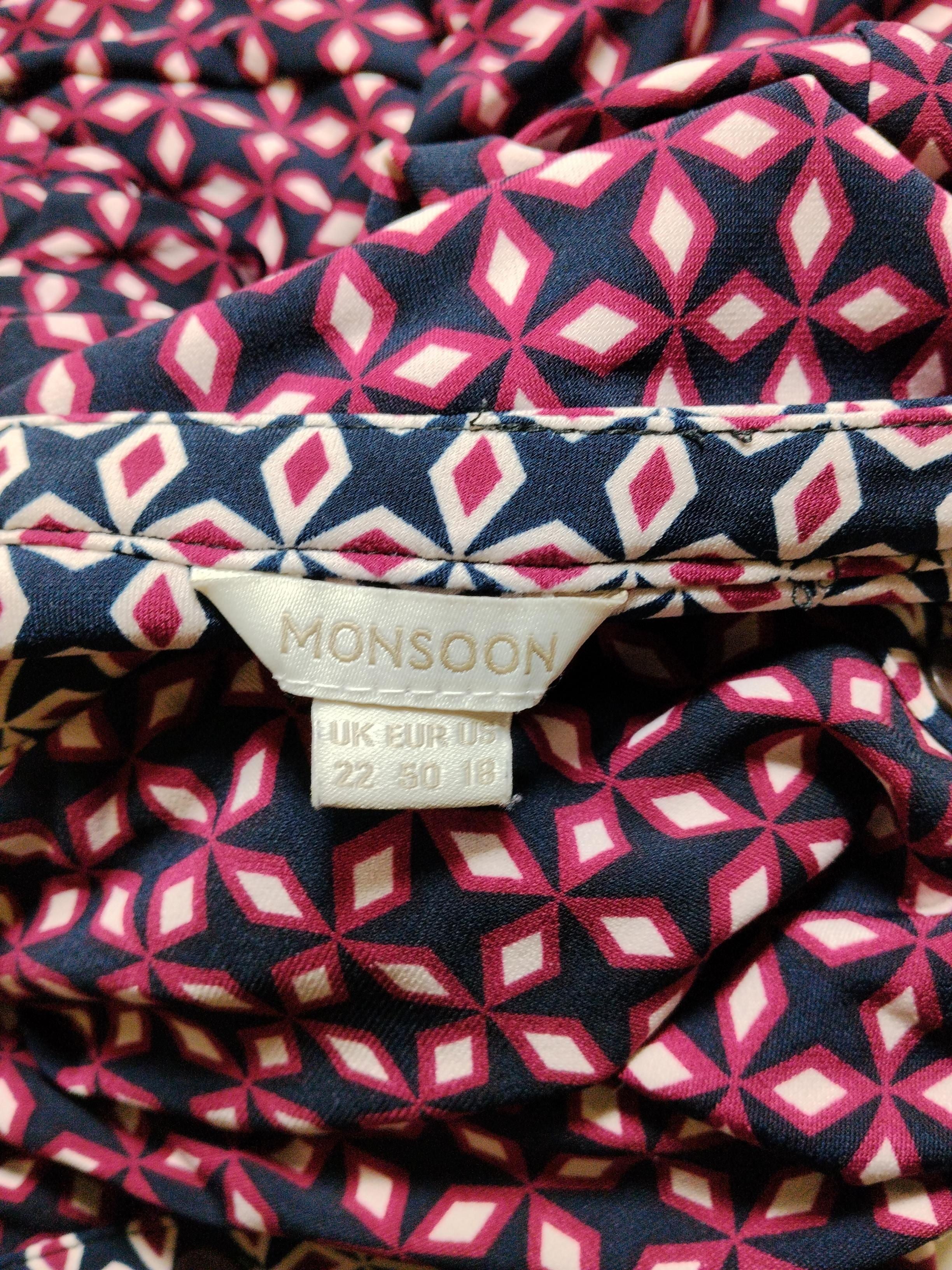 Monsoon Shirt Mini Dress UK22 in Multi - Image 5