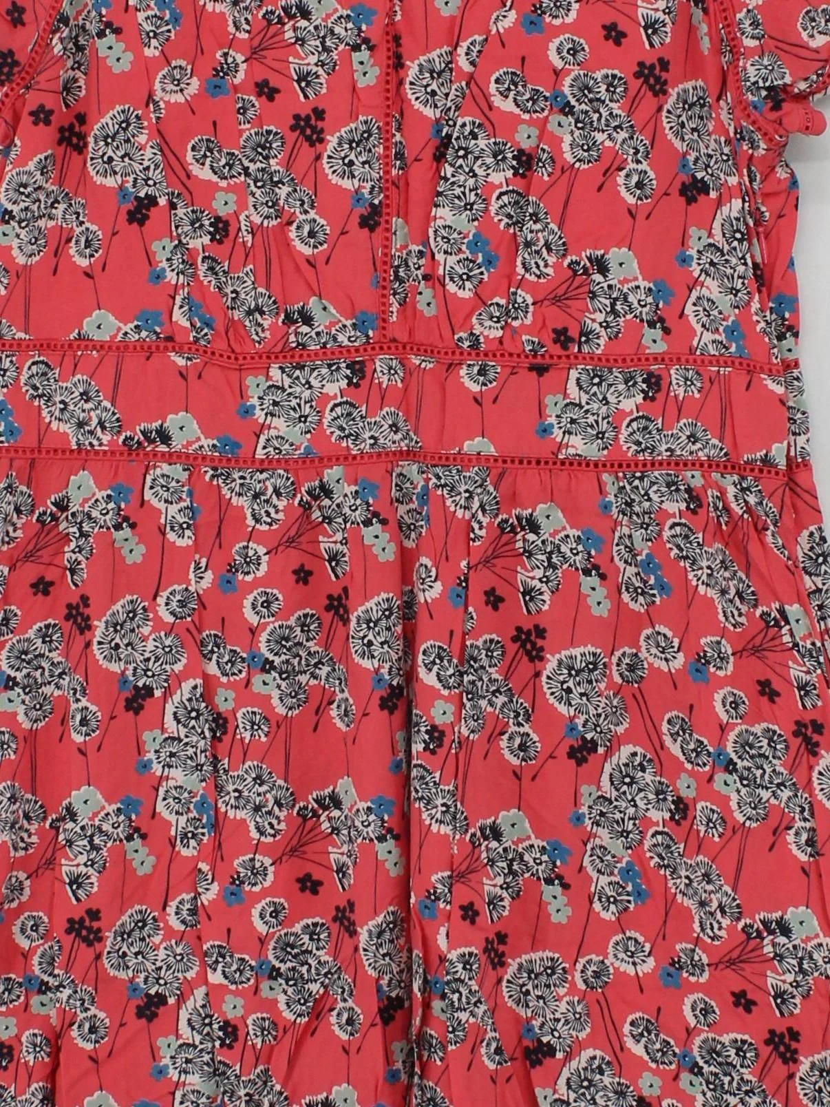 Monsoon Skater Midi Dress M in Red - Image 3
