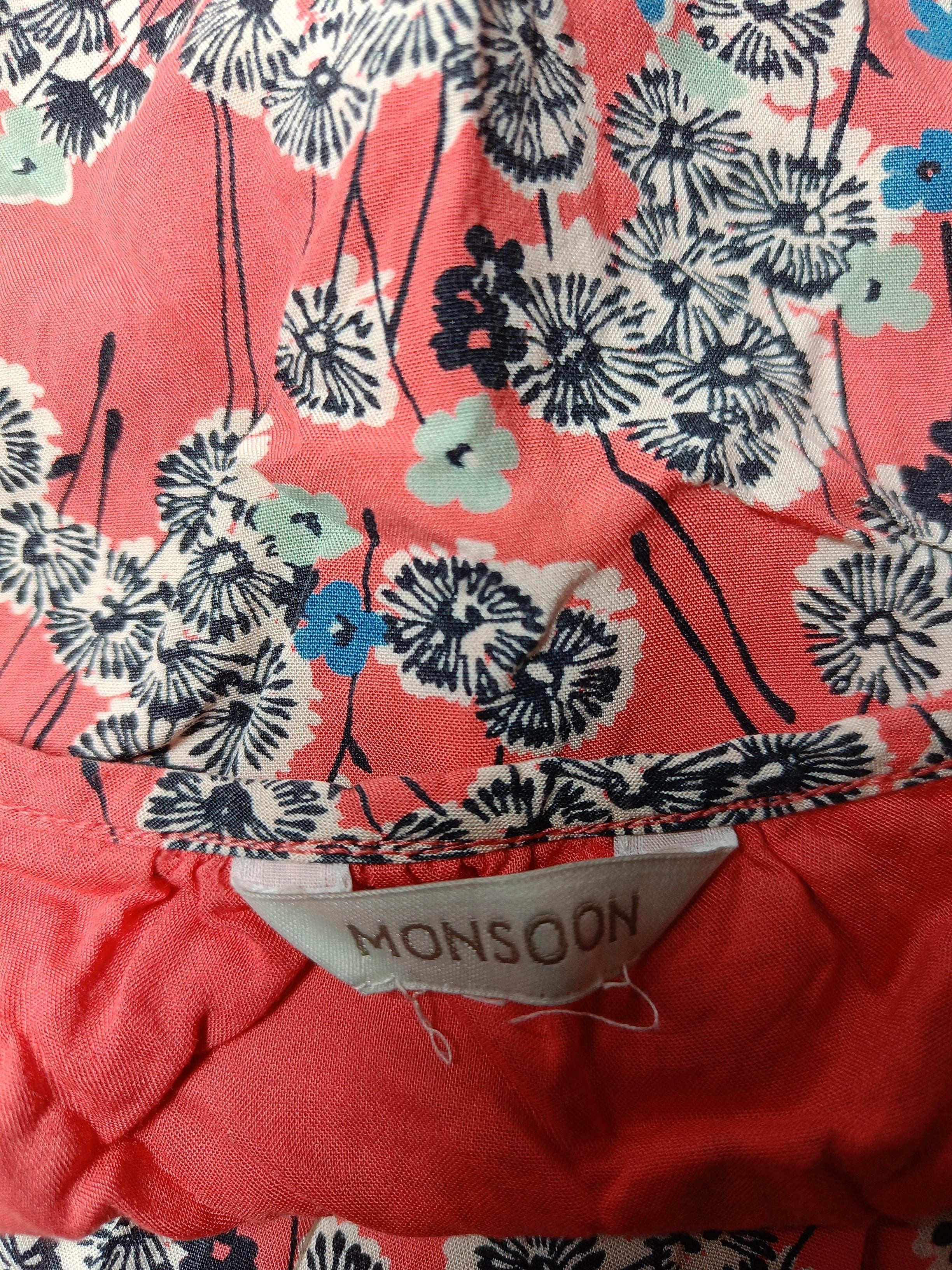 Monsoon Skater Midi Dress M in Red - Image 5