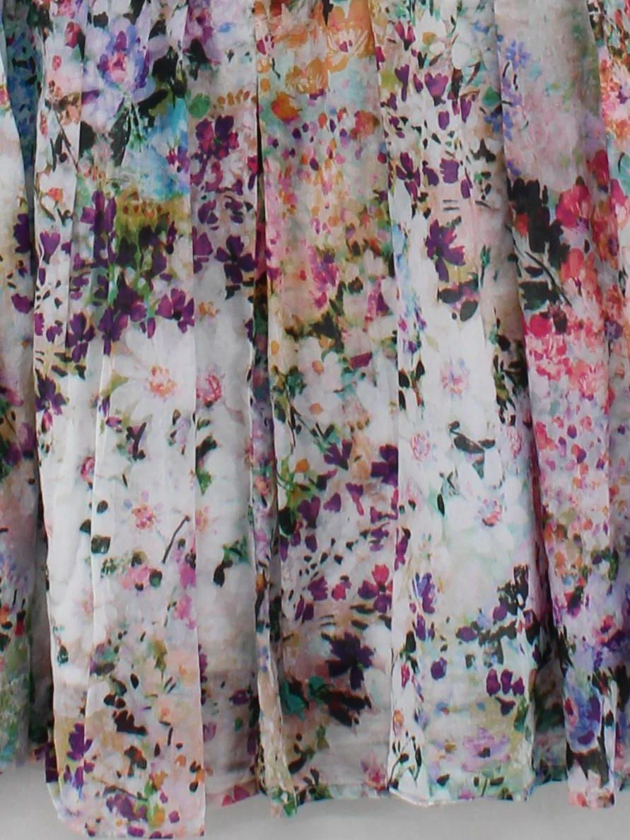 Monsoon Skater Midi Dress UK10 in Multi - Image 4