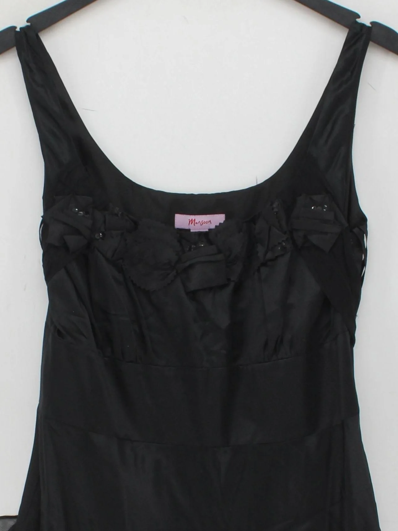 Monsoon Skater Midi Dress UK12 in Black - Image 3