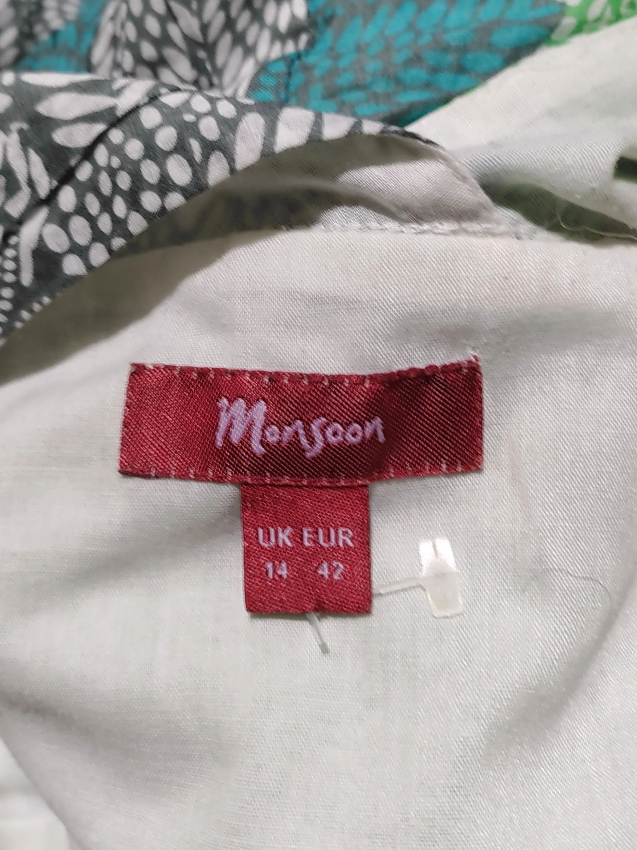 Monsoon Skater Midi Dress UK14 in Multi - Image 5
