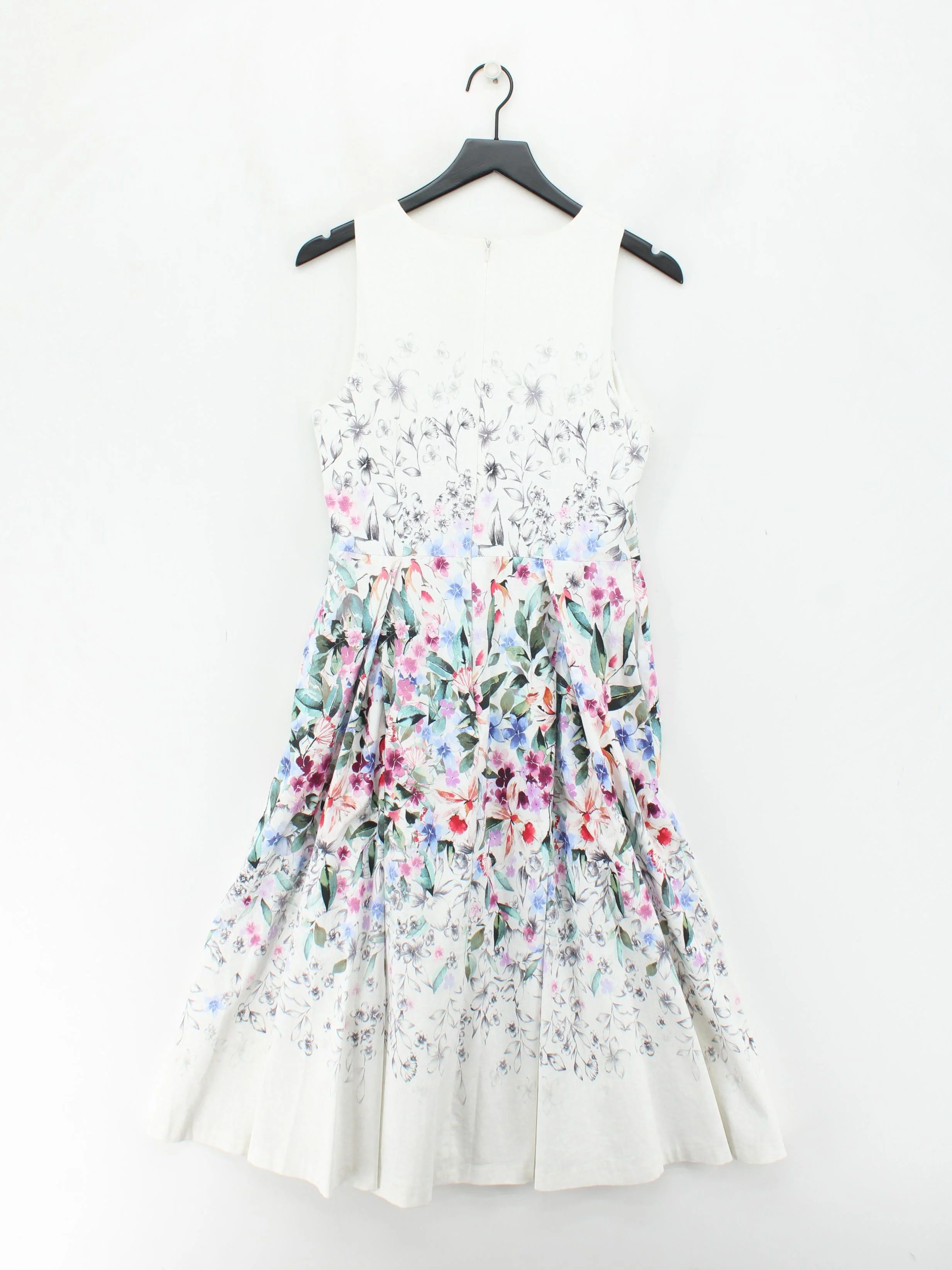 Monsoon Skater Midi Dress UK14 in White - Image 2