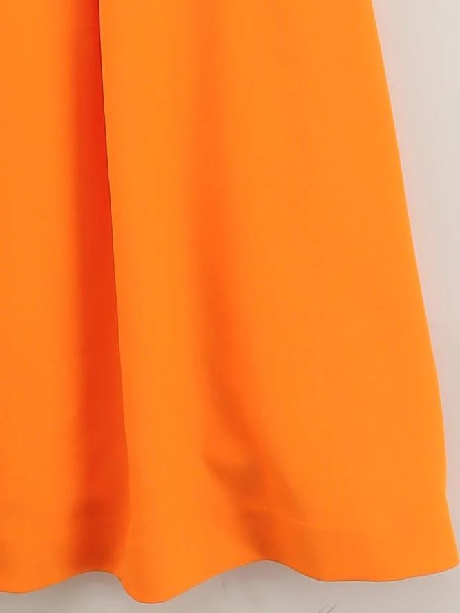 Monsoon Skater Midi Dress UK8 in Orange - Image 4