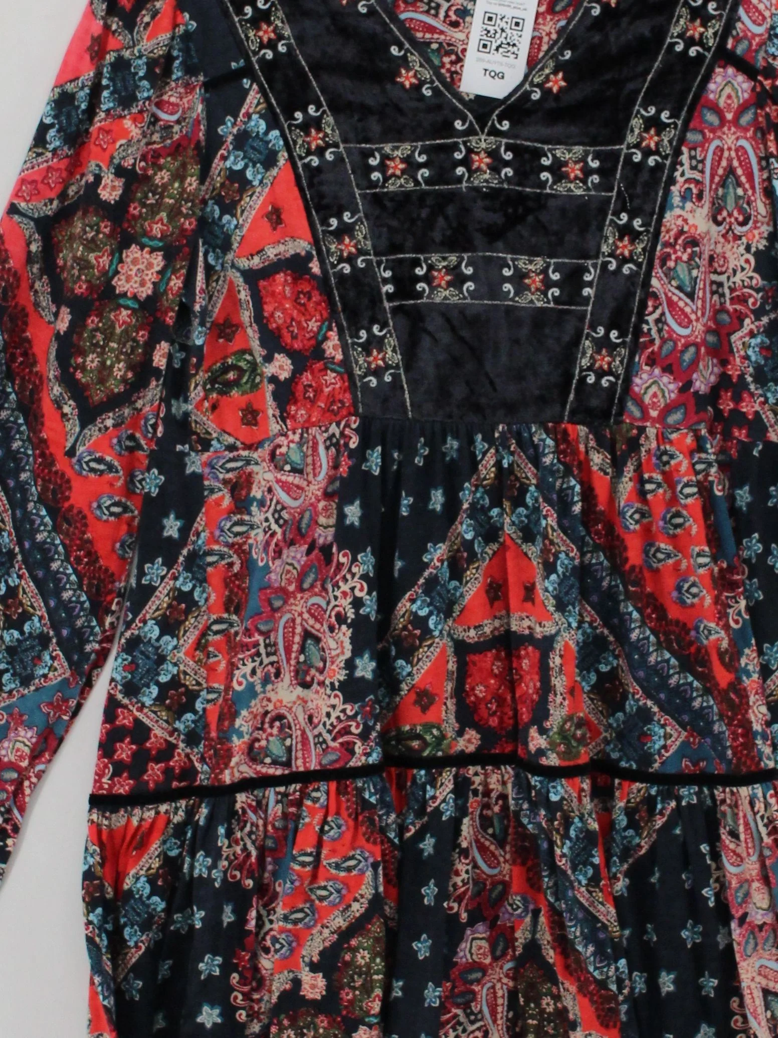 Monsoon Skater Mini Dress S in Multi - Image 3
