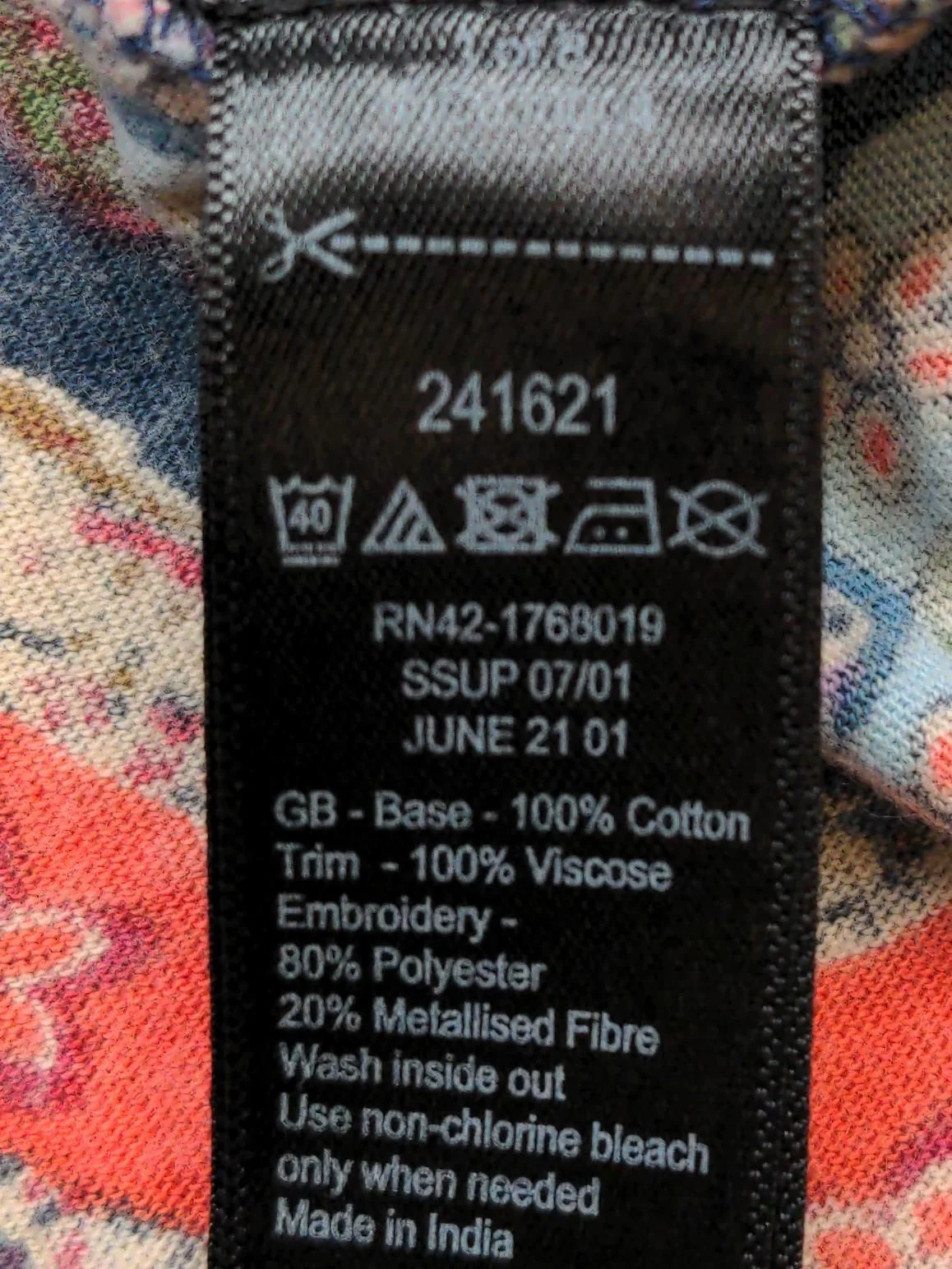 Monsoon Skater Mini Dress S in Multi - Image 6