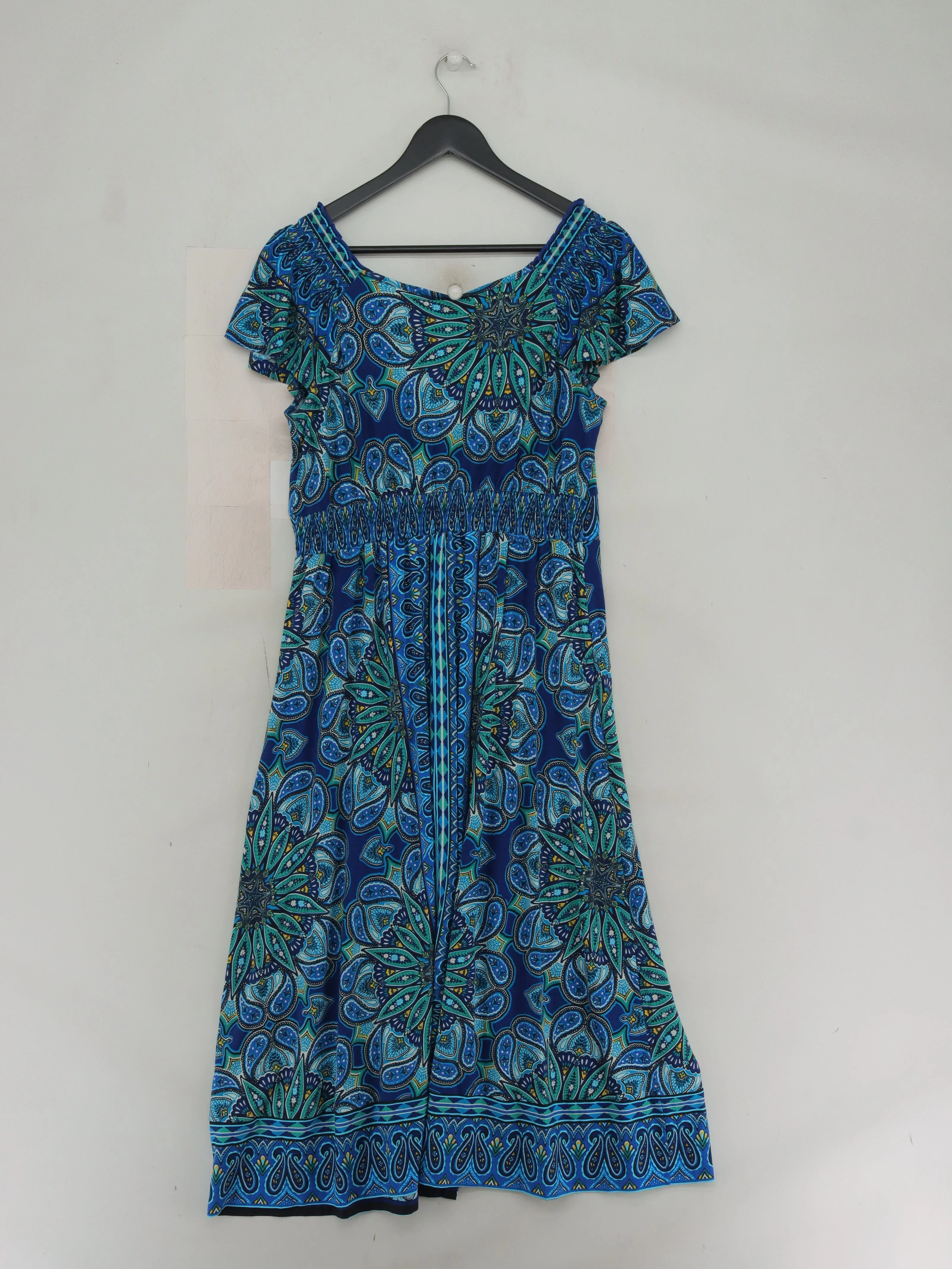 Monsoon T-Shirt Midi Dress UK14 in Blue - Image 2