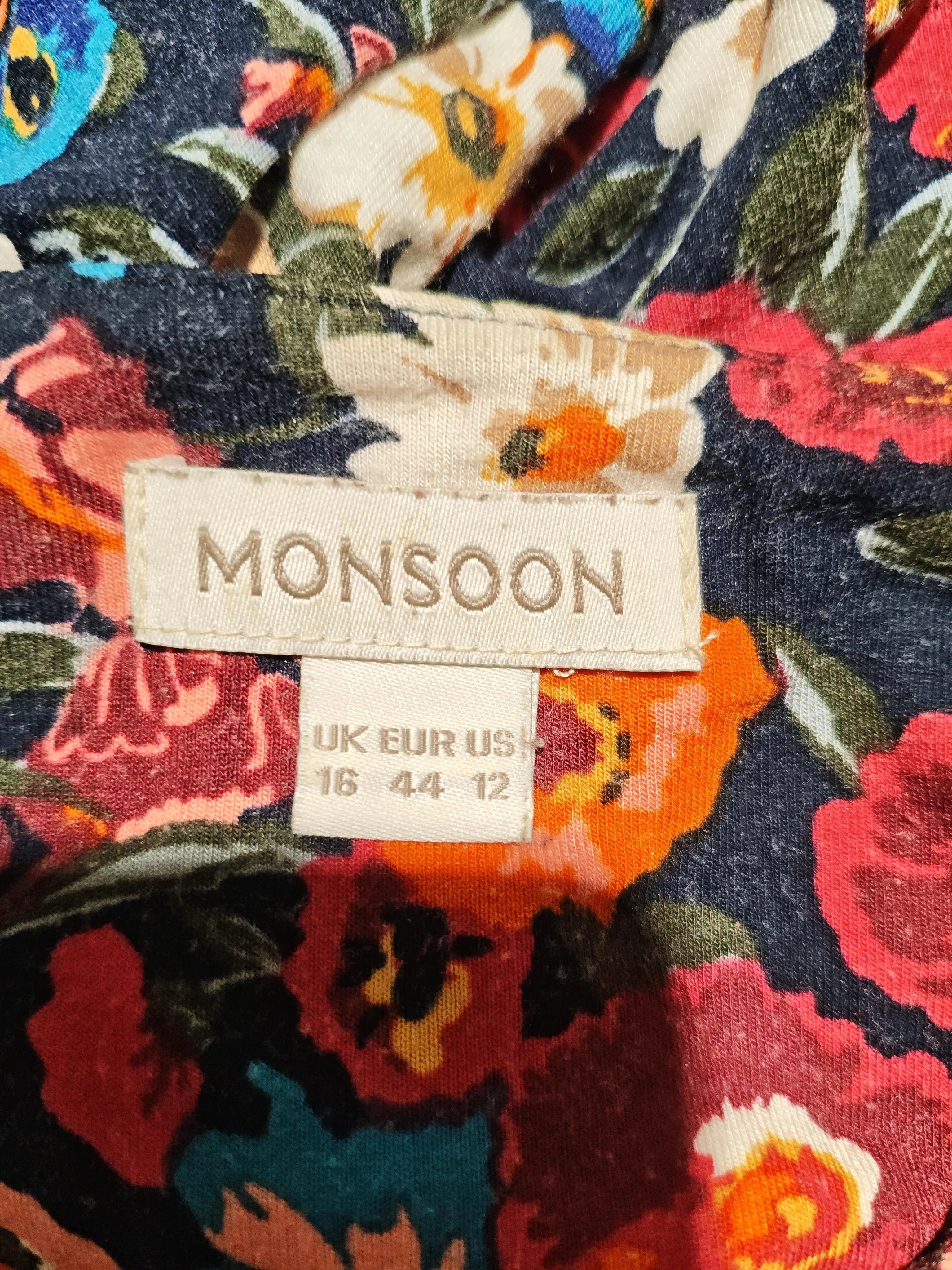 Monsoon T-Shirt Midi Dress UK16 in Multi - Image 5