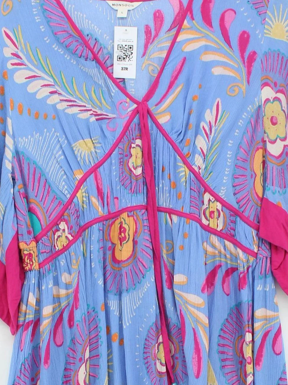Monsoon T-Shirt Mini Dress L in Multi - Image 3