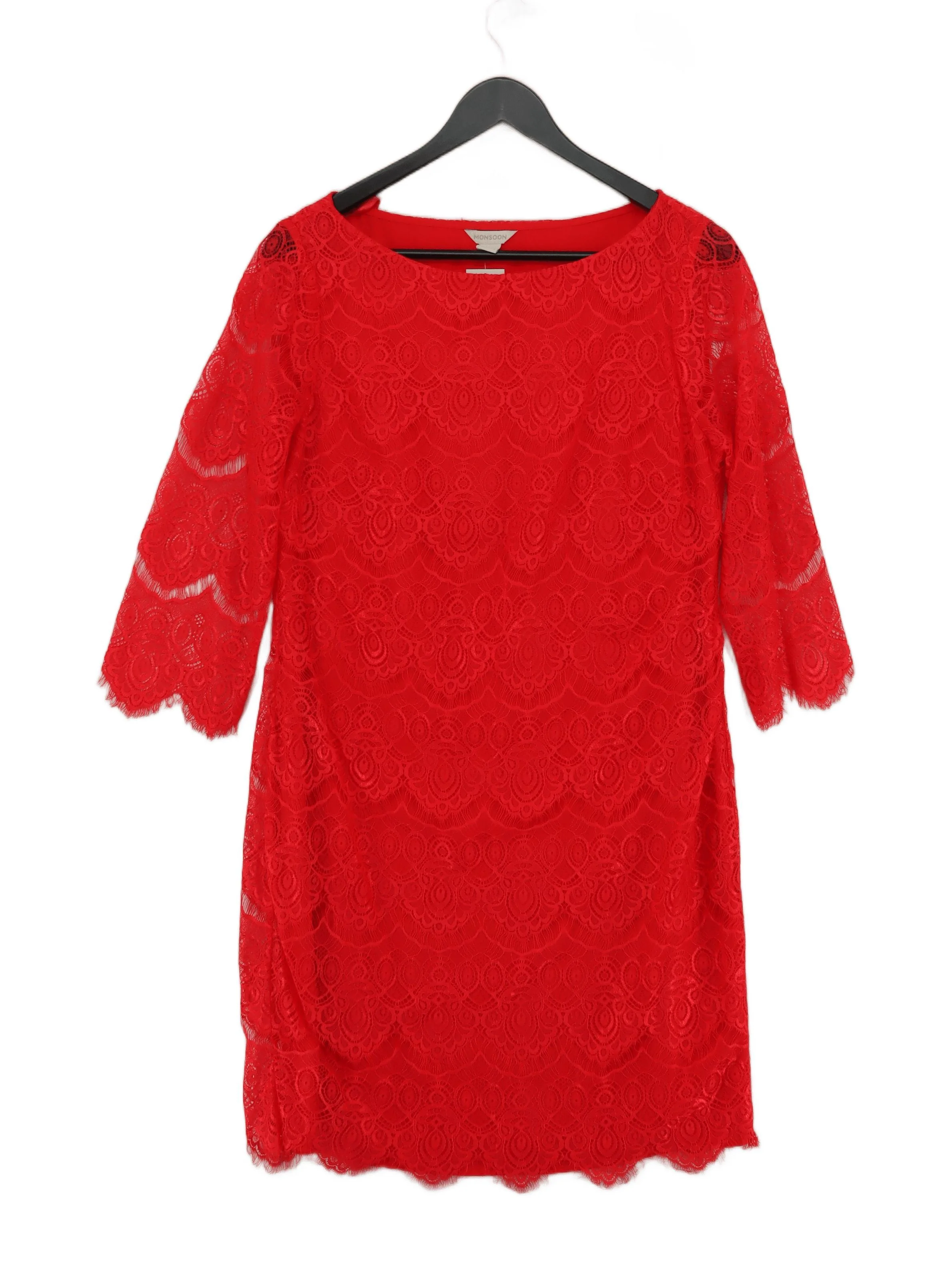 Monsoon T-Shirt Mini Dress UK10 in Red