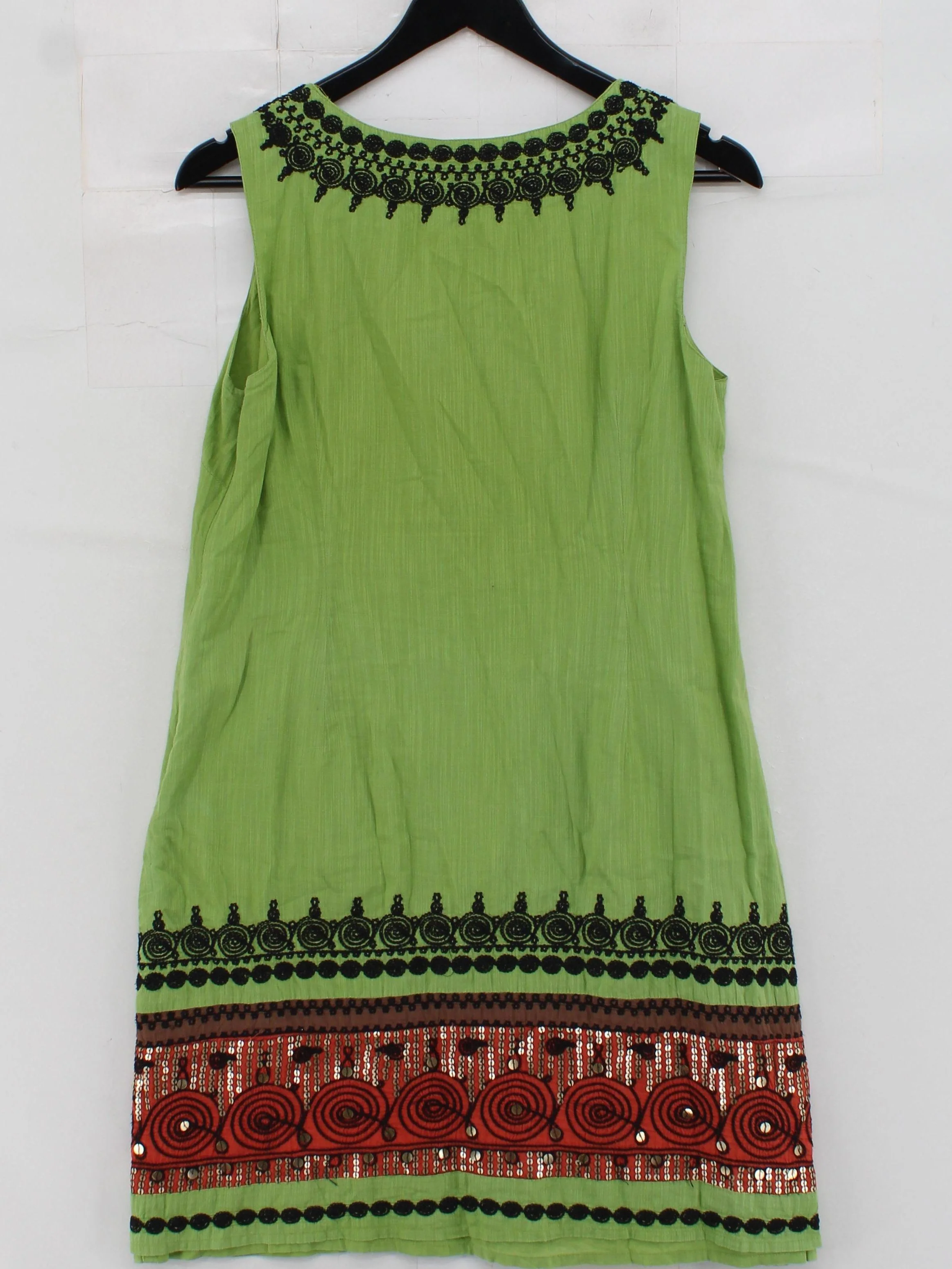 Monsoon T-Shirt Mini Dress UK12 in Green - Image 2