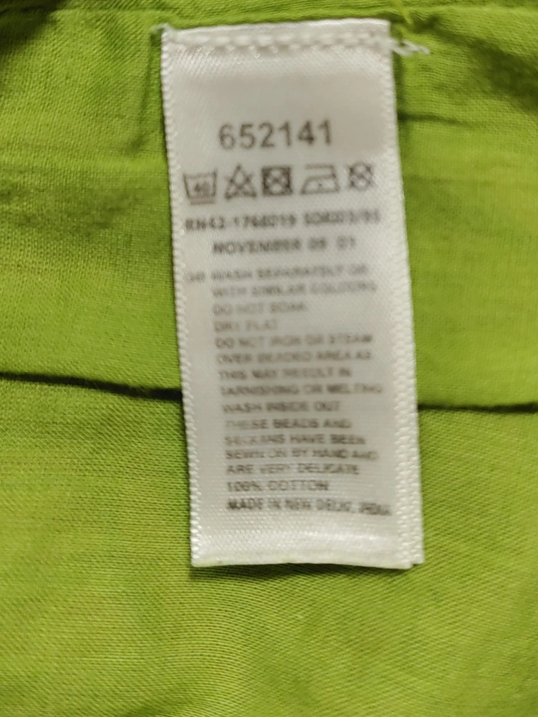 Monsoon T-Shirt Mini Dress UK12 in Green - Image 6