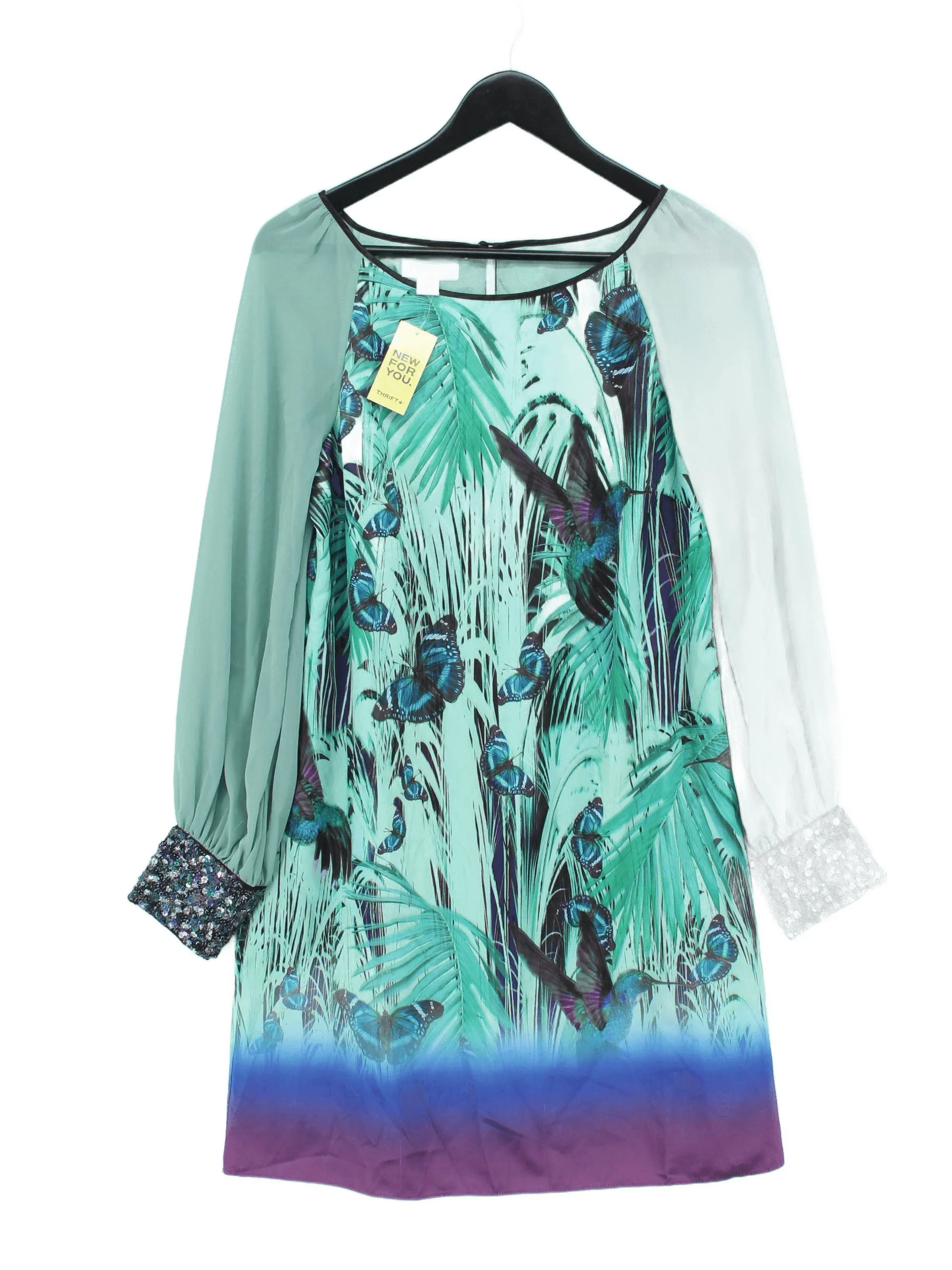 Monsoon T-Shirt Mini Dress UK12 in Multi