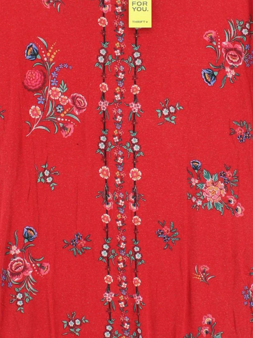 Monsoon T-Shirt Mini Dress UK14 in Red - Image 3