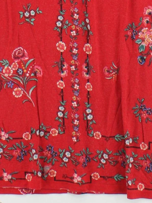 Monsoon T-Shirt Mini Dress UK14 in Red - Image 4